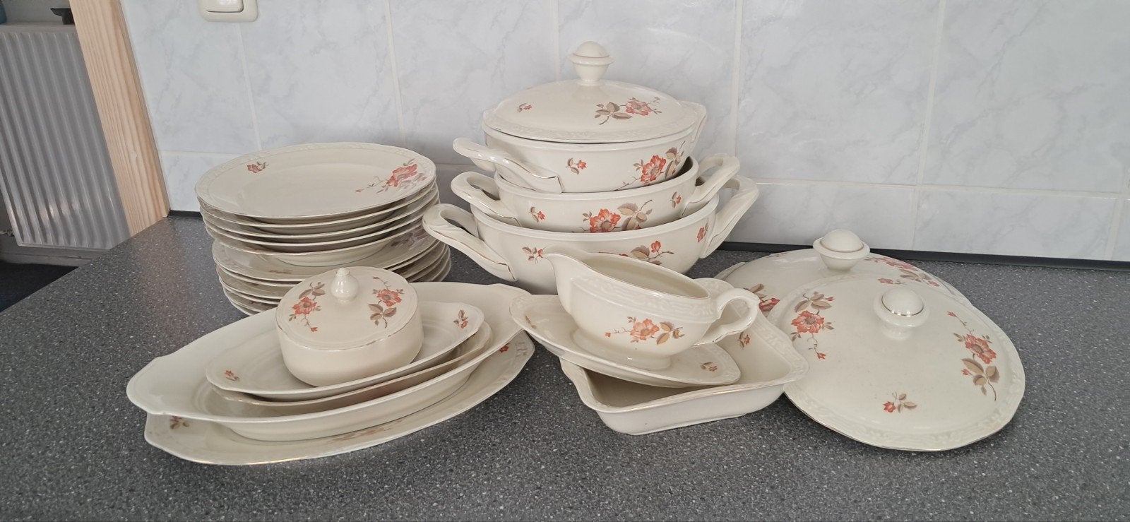 Servies, Ophalen