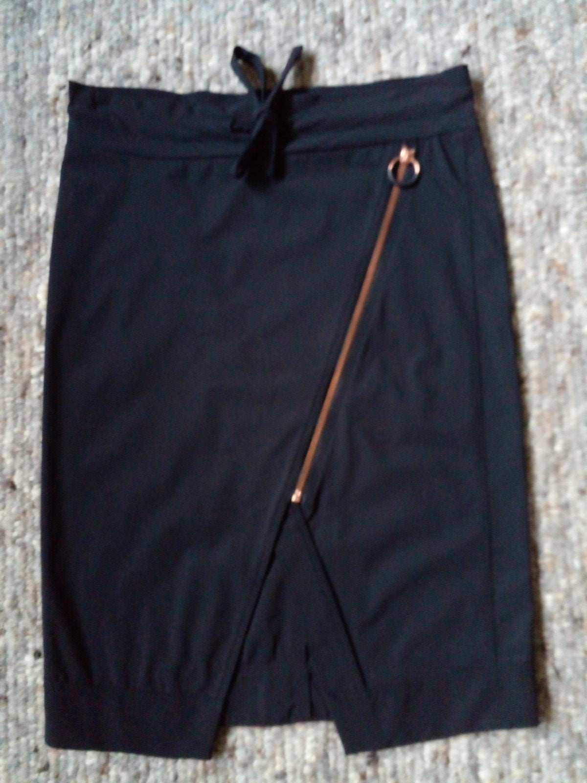 JANE LUSHKA travelstof rok zwart maat S, Kleding | Dames, Zwart, Ophalen of Verzenden, Zo goed als nieuw, Jane Lushka