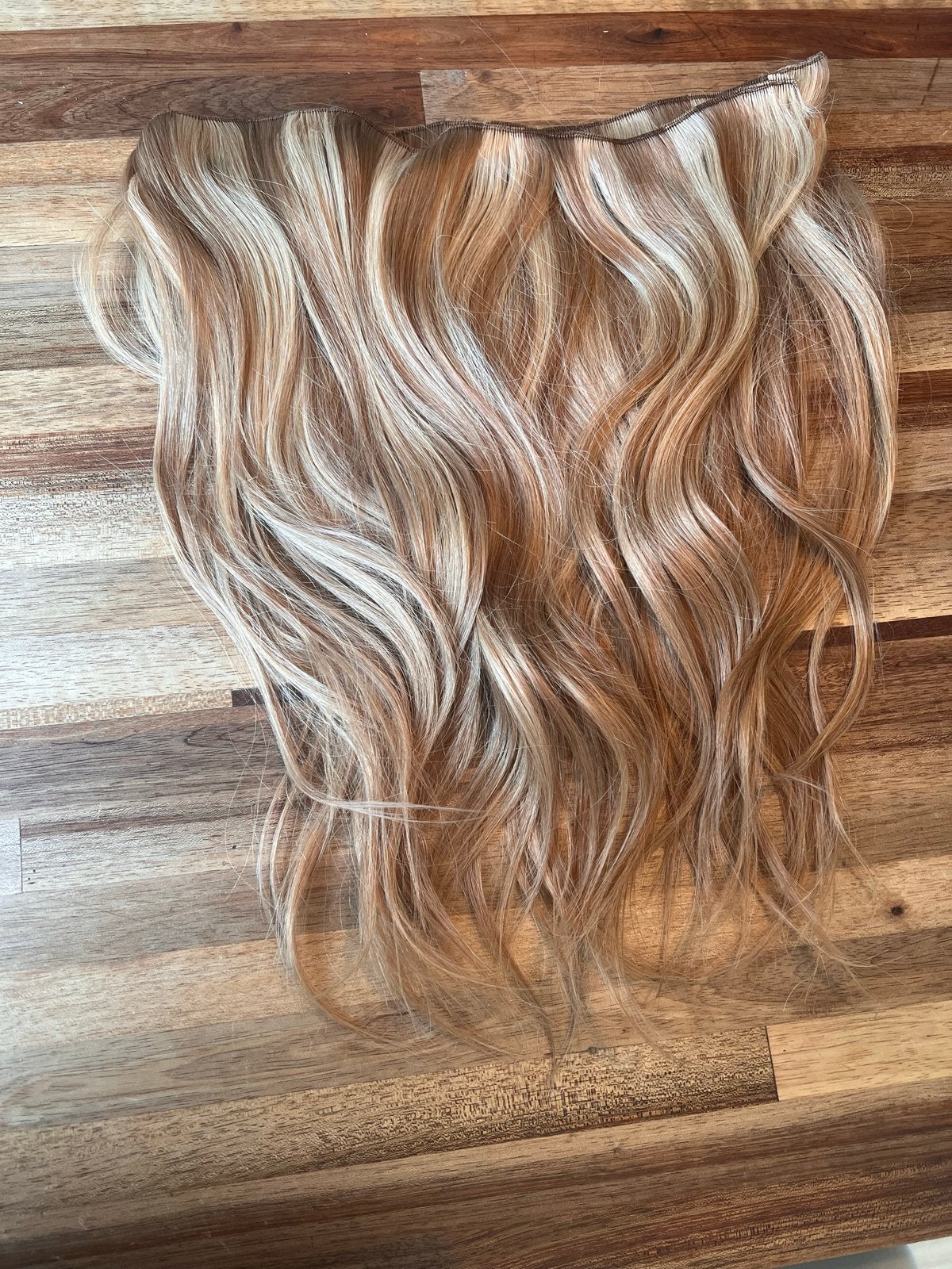 Human Hair Extensions - Blond Gemêleerd - 50cm breed, Ophalen of Verzenden, Nieuw, Overige typen