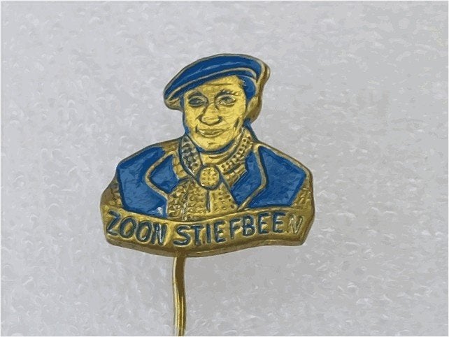 SP2037 Speldje Zoon stiefbeen blauw, Verzamelen, Ophalen of Verzenden, Gebruikt, Overige onderwerpen
