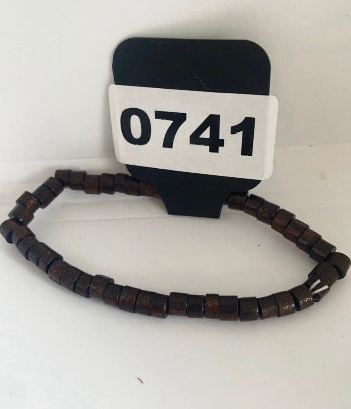 Nieuwe houten kralen armband, Verzenden, Nieuw, Bruin, Hout