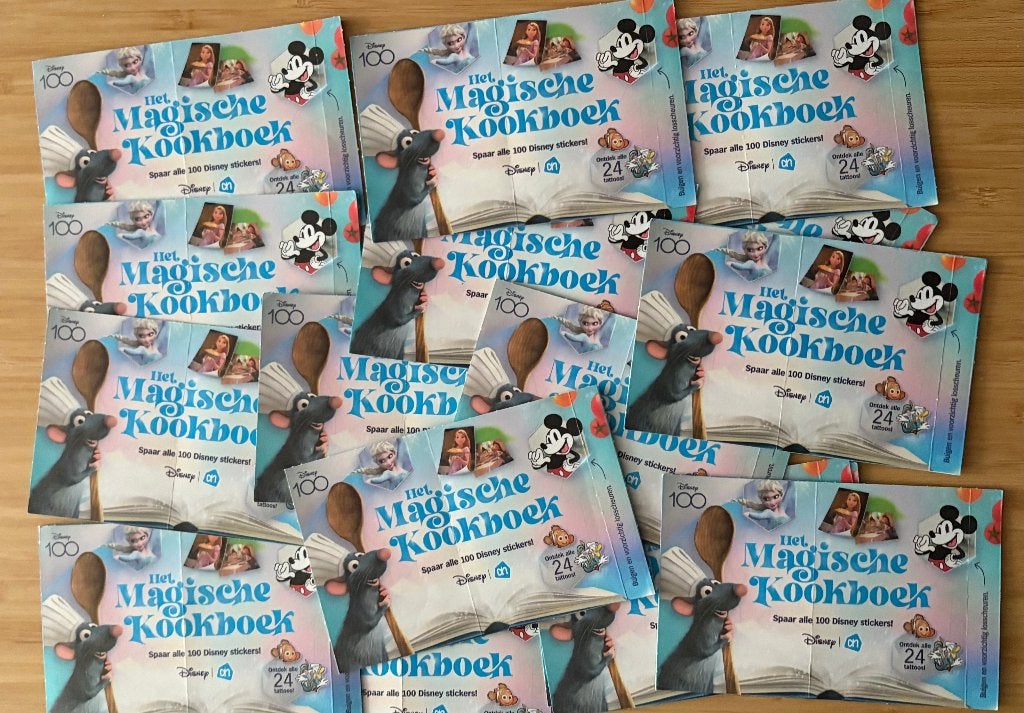 AH Disney Magisch kookboek stickers, Albert Heijn, Verzenden