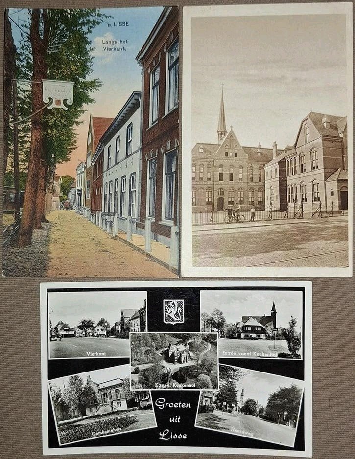 3x Lisse • jaren '10-'30 en 1961, Verzenden, Voor 1920, Zuid-Holland