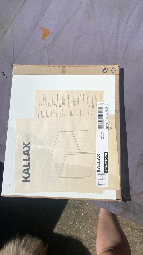Inzet stuk kallax nieuw in verpakking van ikea, Ophalen, Nieuw, 25 tot 50 cm, Minder dan 100 cm