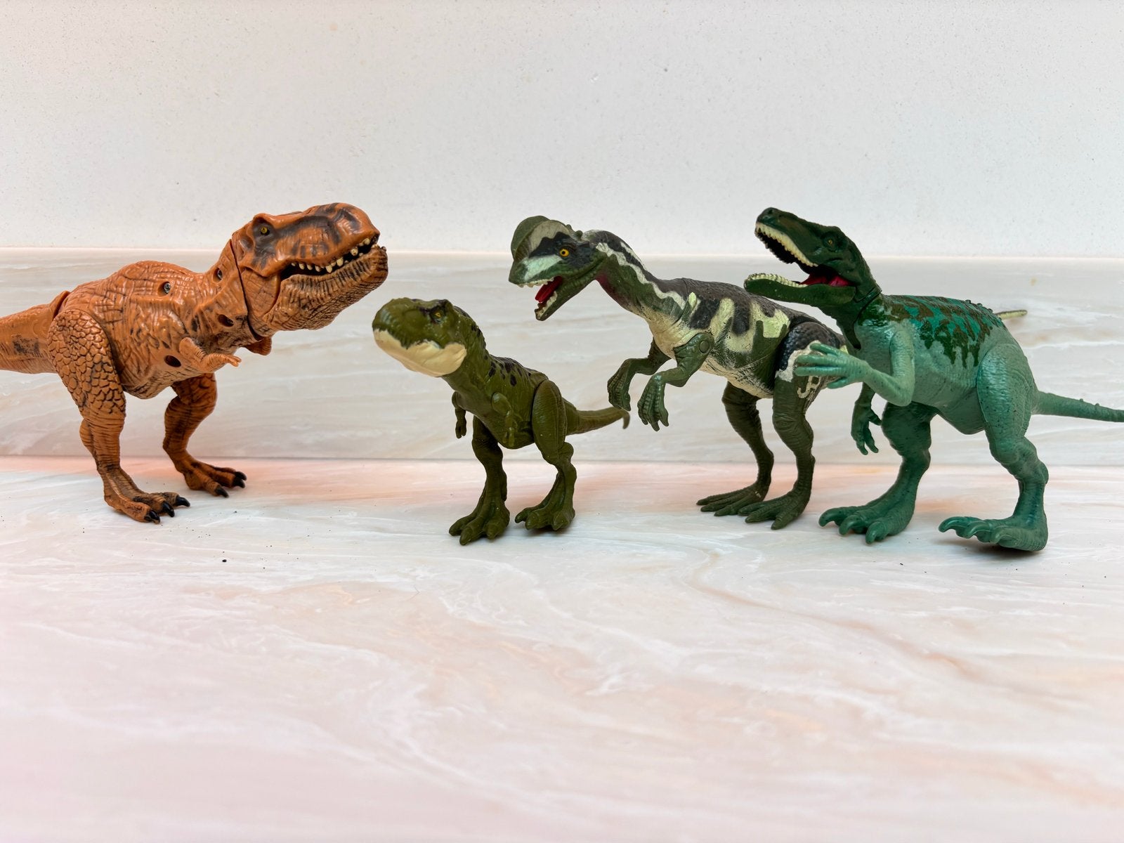 Jurassic World Dinosaurus Speelgoed Set - 4 Stuks, Ophalen of Verzenden, Gebruikt