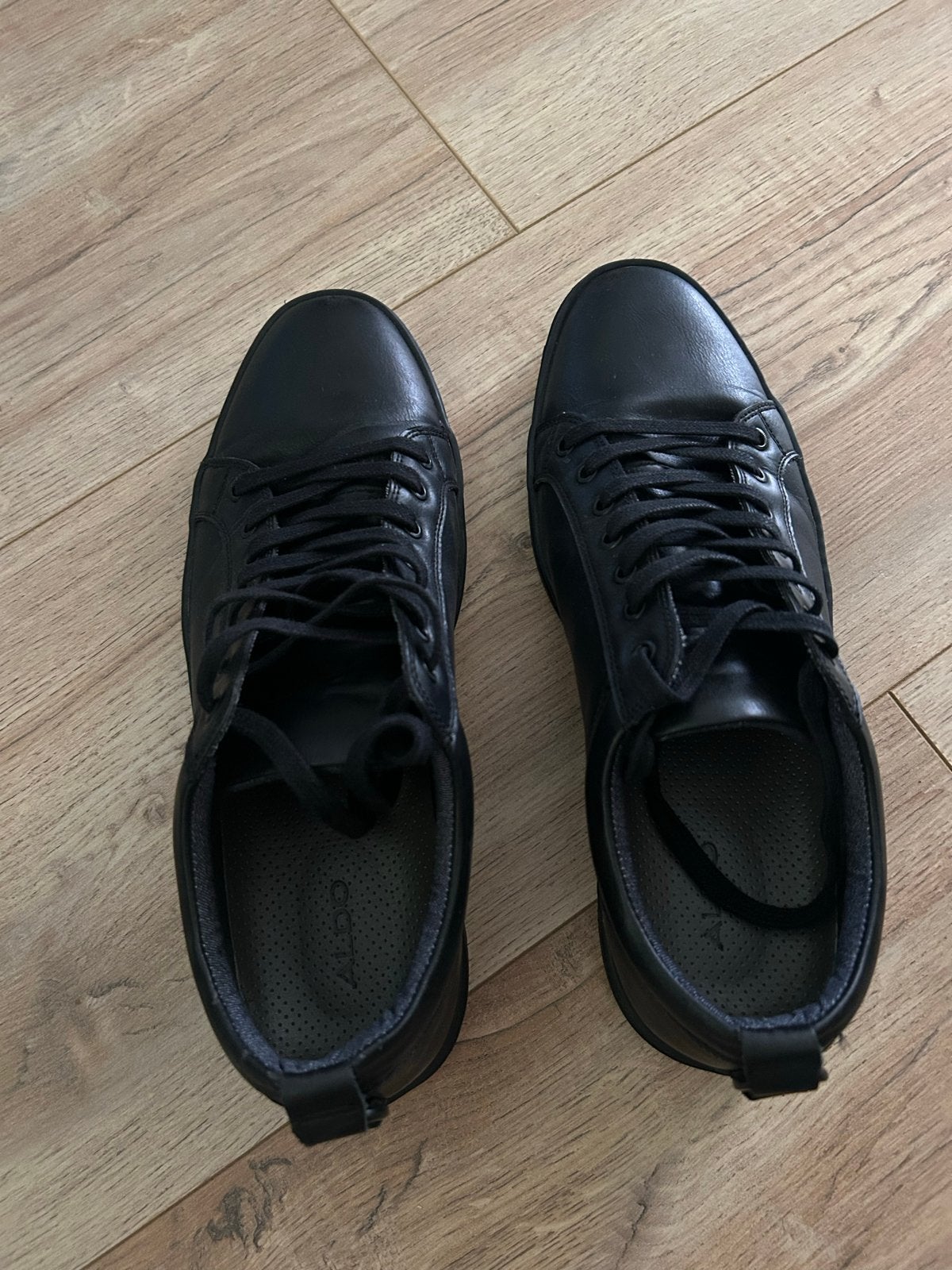 Aldo zwarte heren schoenen zgan maat 42, Ophalen of Verzenden, Zo goed als nieuw, Zwart, Sneakers of Gympen