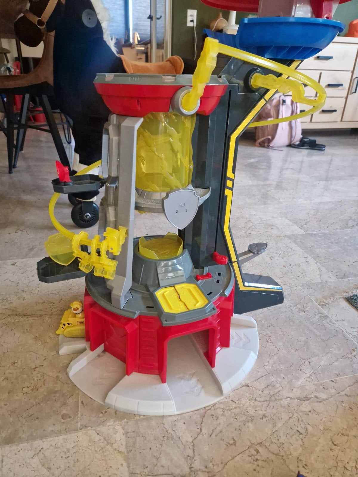 Paw Patrol Uitkijktoren met Sky en vliegtuig, Ophalen of Verzenden, Gebruikt, Jongen of Meisje