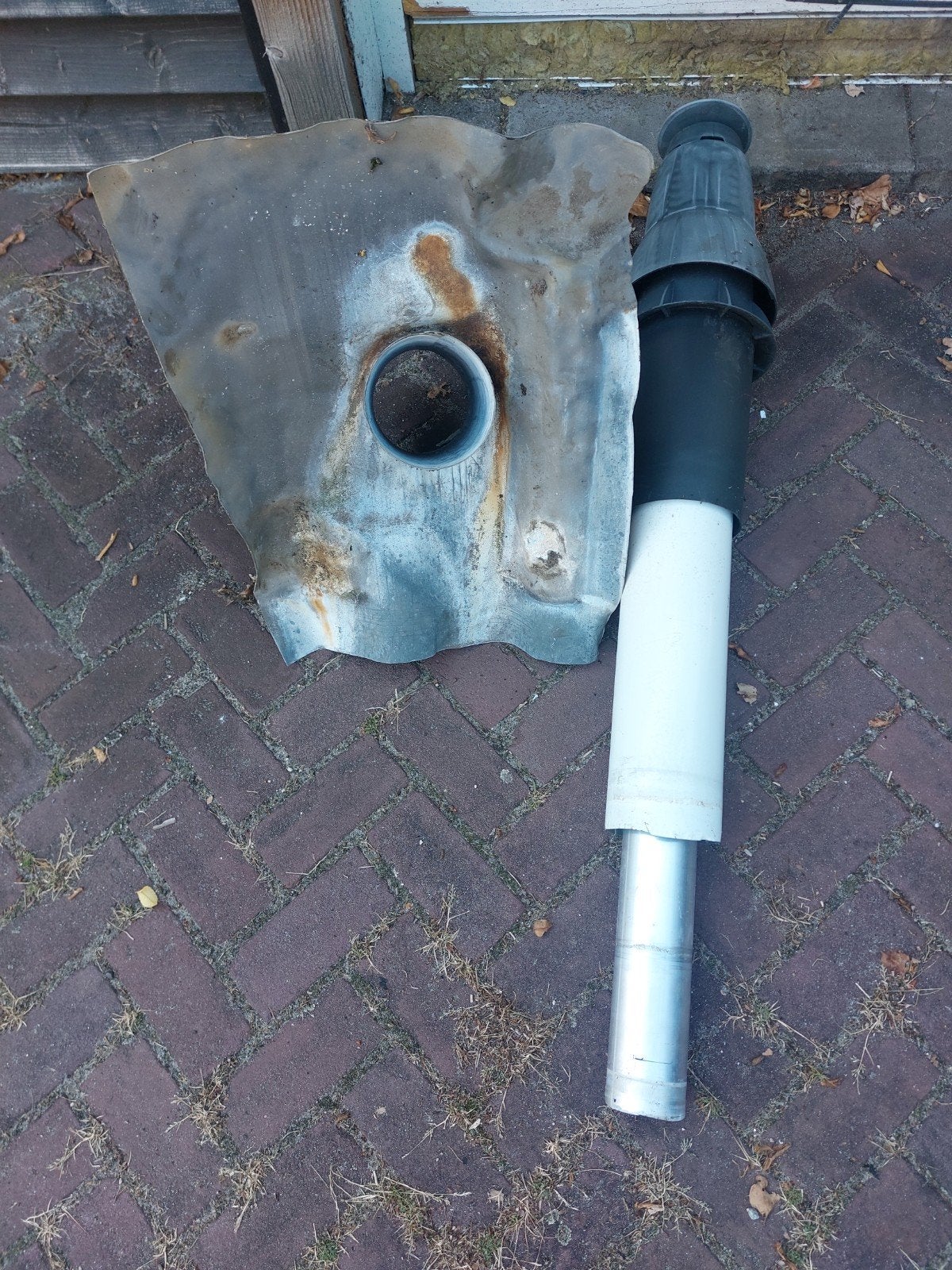 CV Dakdoorvoer met Loodslab - Gebruikt, Ophalen, Gebruikt