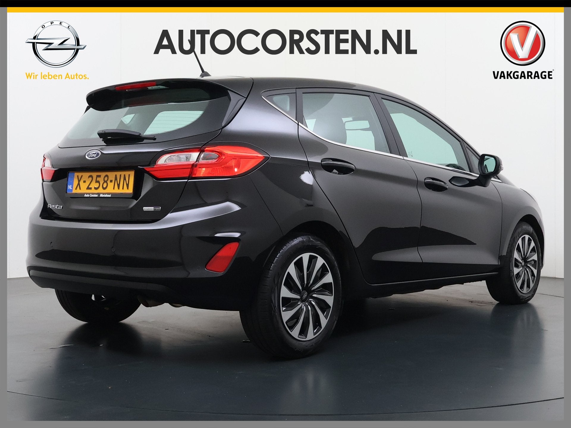 Ford Fiesta 1.0T 124PK Hybrid 5Drs Stuur+Stoel+Voorruitverwa, Voorwielaandrijving, 1133 kg, Origineel Nederlands, Bedrijf
