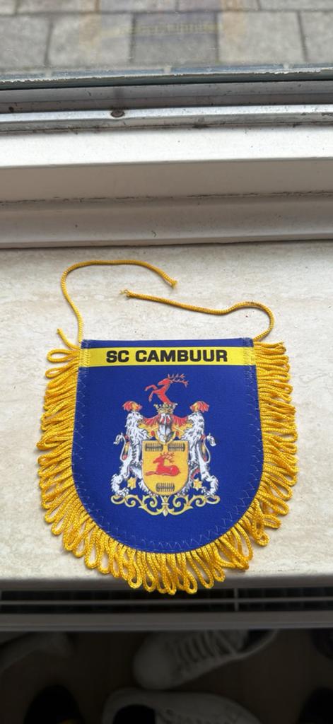Cambuur vaantje vintage, Ophalen of Verzenden, Zo goed als nieuw, Buitenlandse clubs, Vaantje of Sjaal