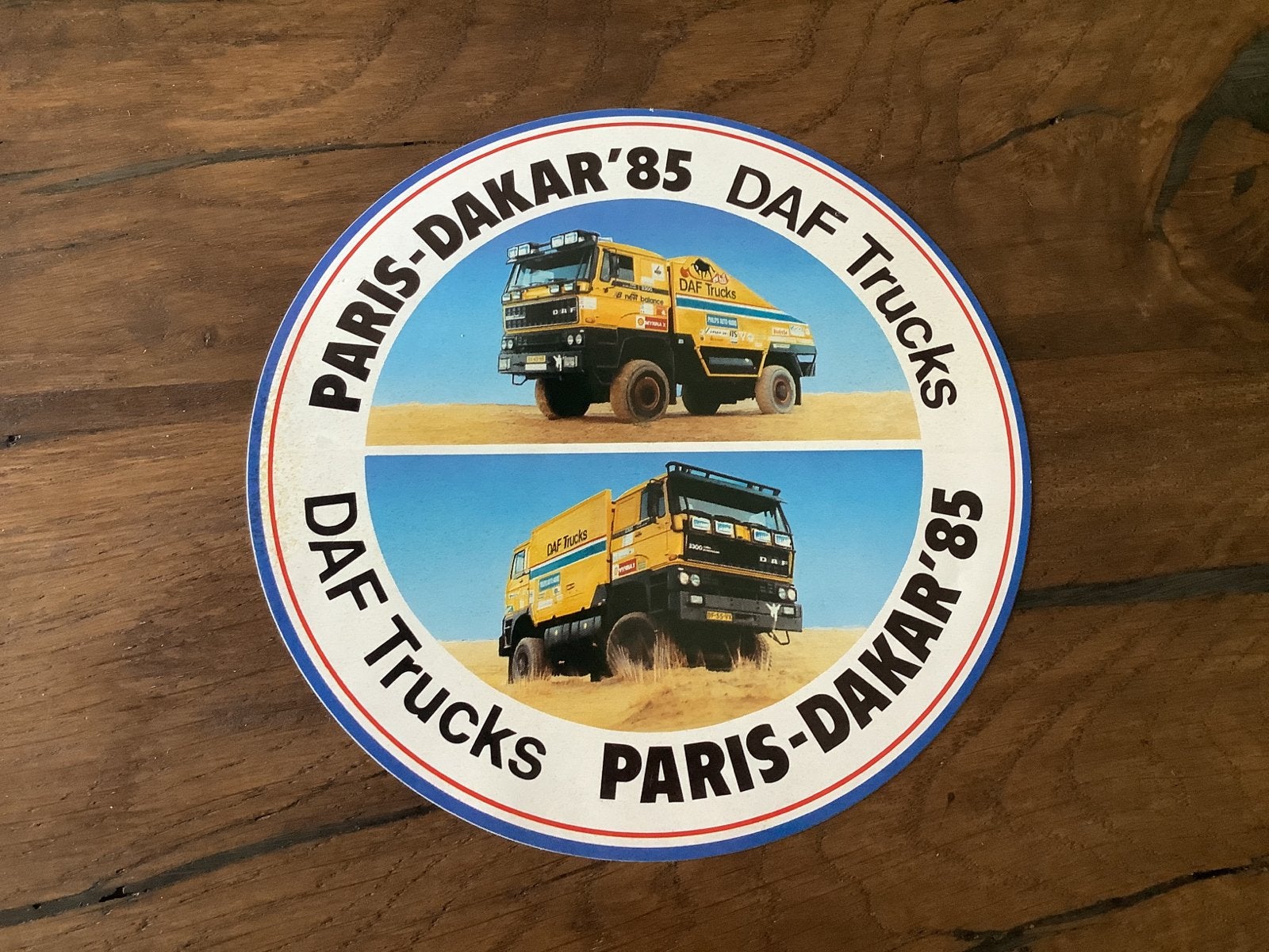 DAF Trucks Paris-Dakar '85 sticker, Ophalen of Verzenden, Nieuw, Auto of Motor