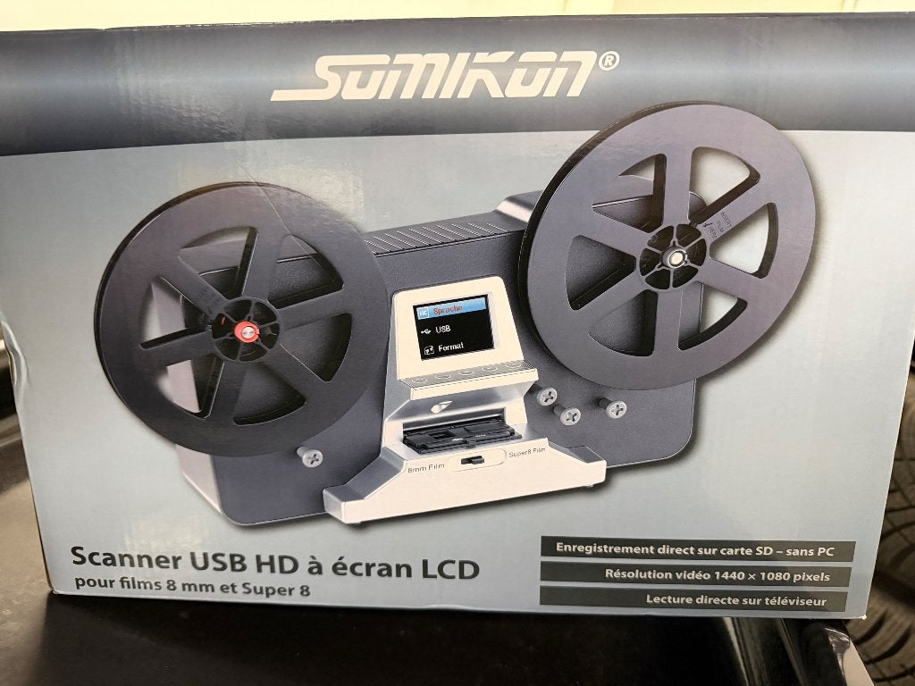Somikon filmscanner, Ophalen, 8mm film