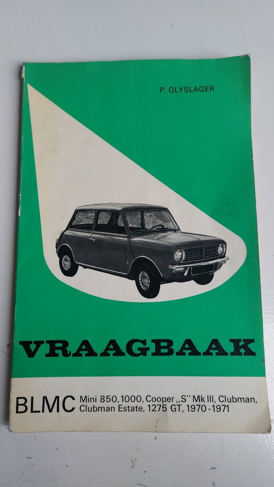 veaagbaak boek BLMC  Mini, Auto diversen, Ophalen of Verzenden