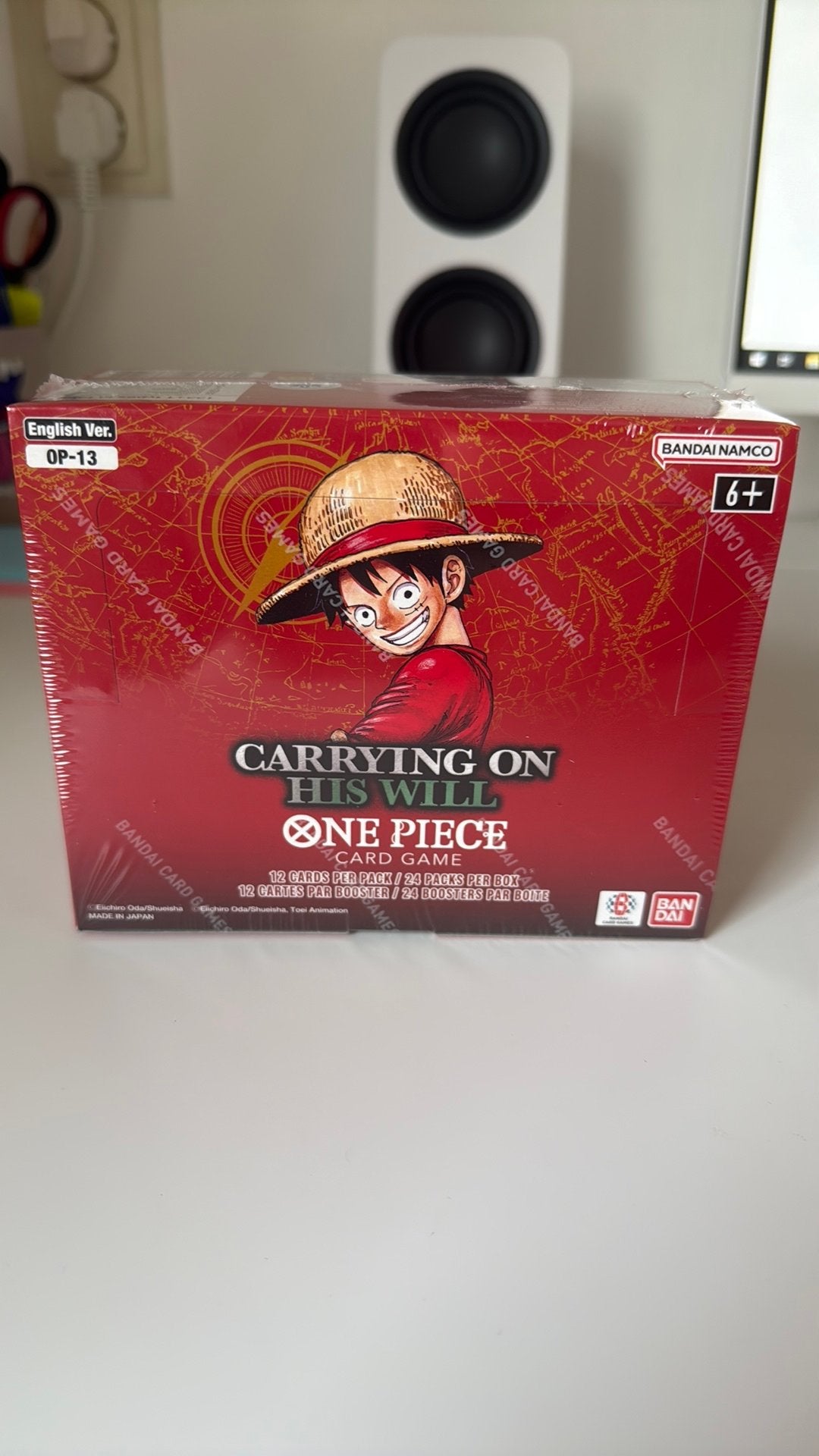 OP-13 Carrying On His Will Booster Box | One Piece, Hobby en Vrije tijd, Verzamelkaartspellen | Overige, Ophalen, Nieuw, Boosterbox