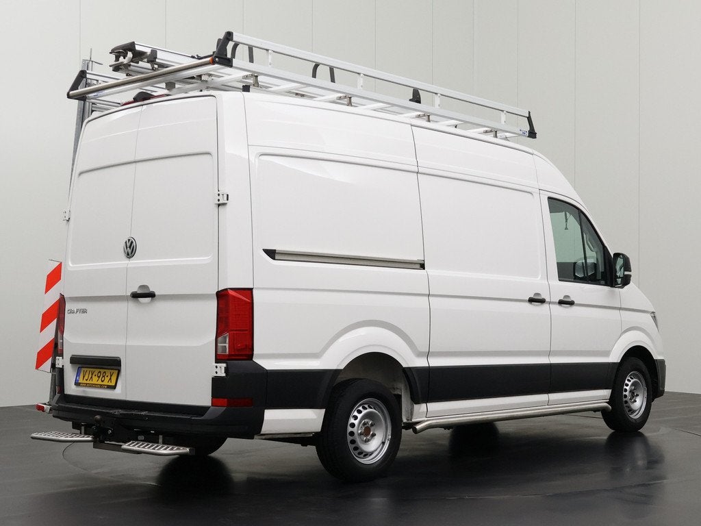 Volkswagen Crafter 2.0TDI 140PK L3H3 "Van den Born" Glasrest, Auto's, Stof, Gebruikt, 4 cilinders, Volkswagen