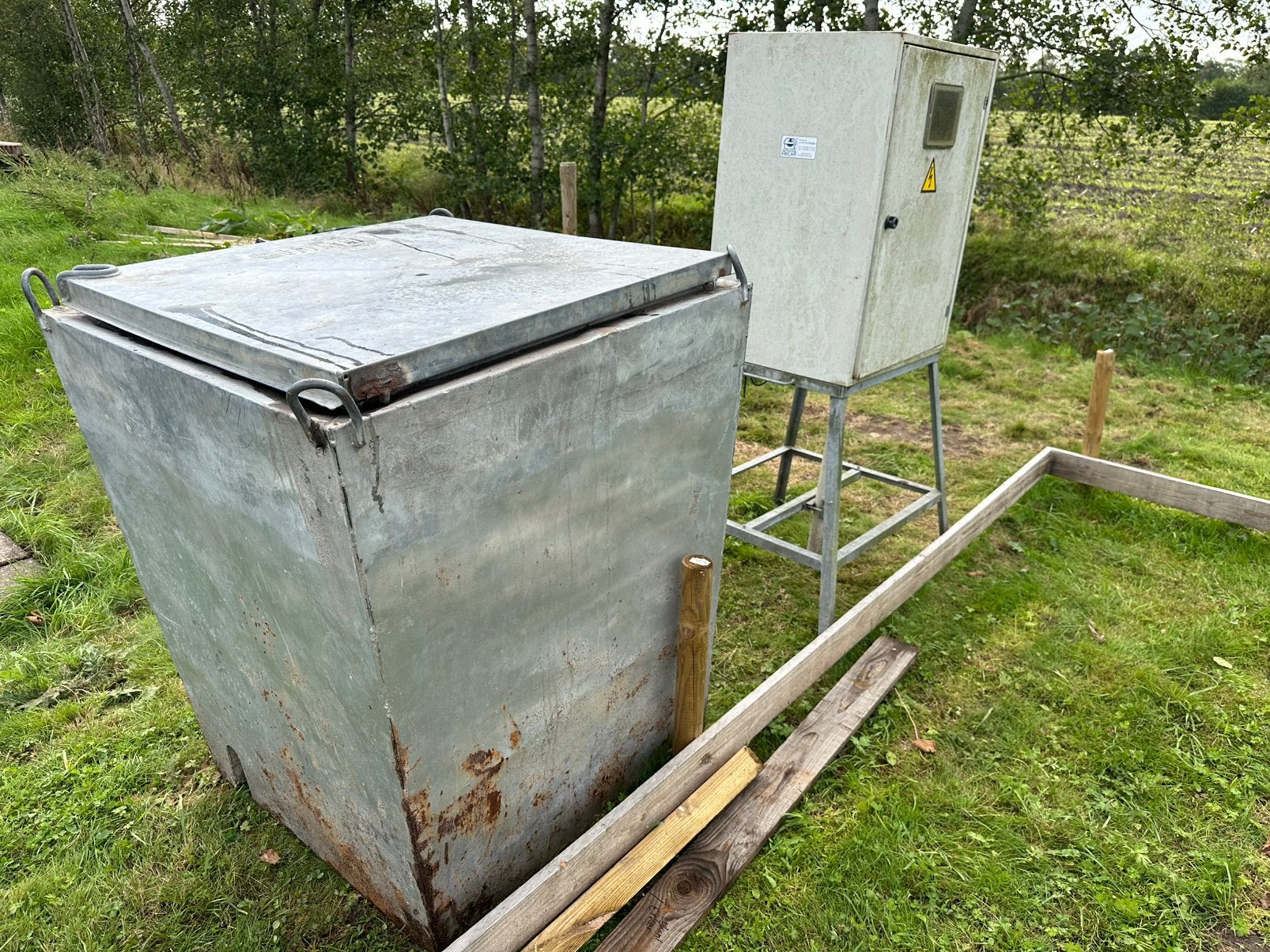 Bouw meterkast en waterput, Ophalen, Gebruikt