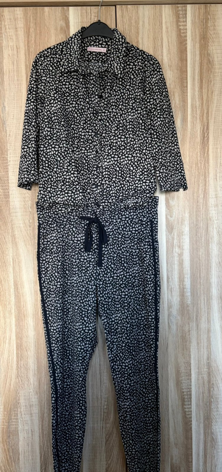 Set Studio Anneloes broek en blouse small spot maat L/40, Studio Anneloes, Blauw, Ophalen of Verzenden, Zo goed als nieuw