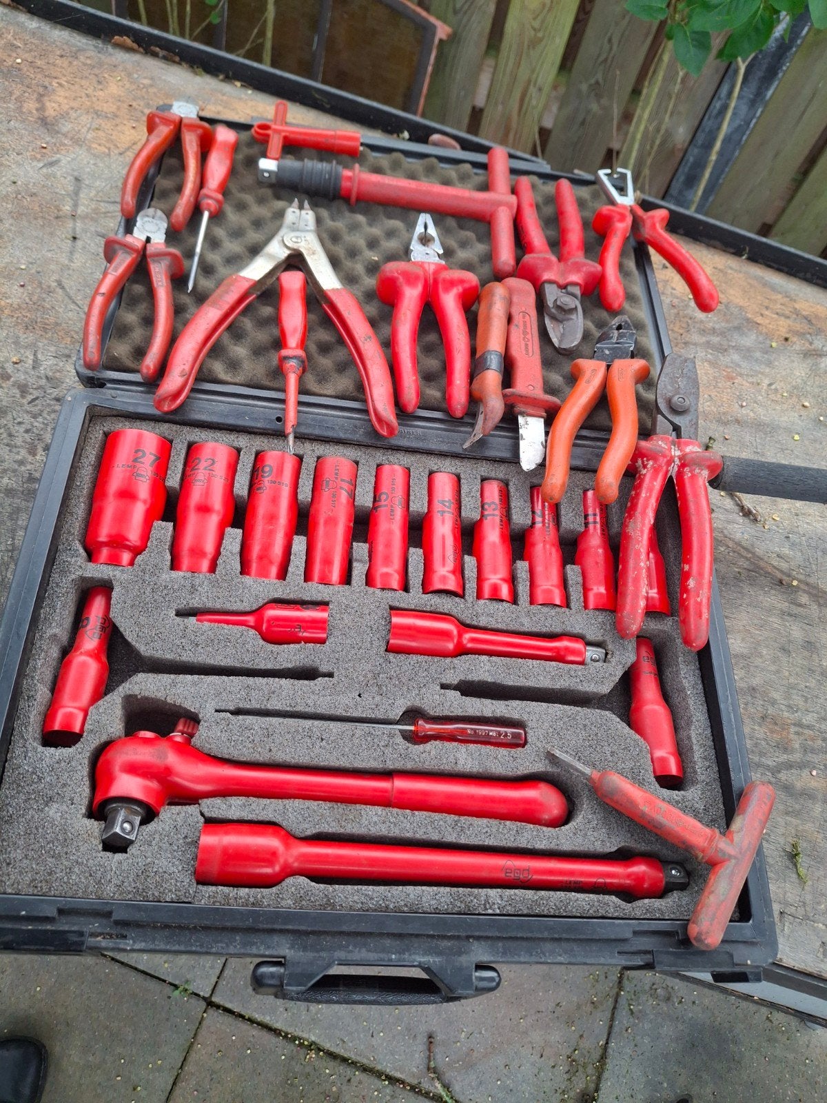 Lemp Knipex geïsoleerde gereedschapset, Doe-het-zelf en Verbouw, Ophalen, Gebruikt, Tang, Knipex