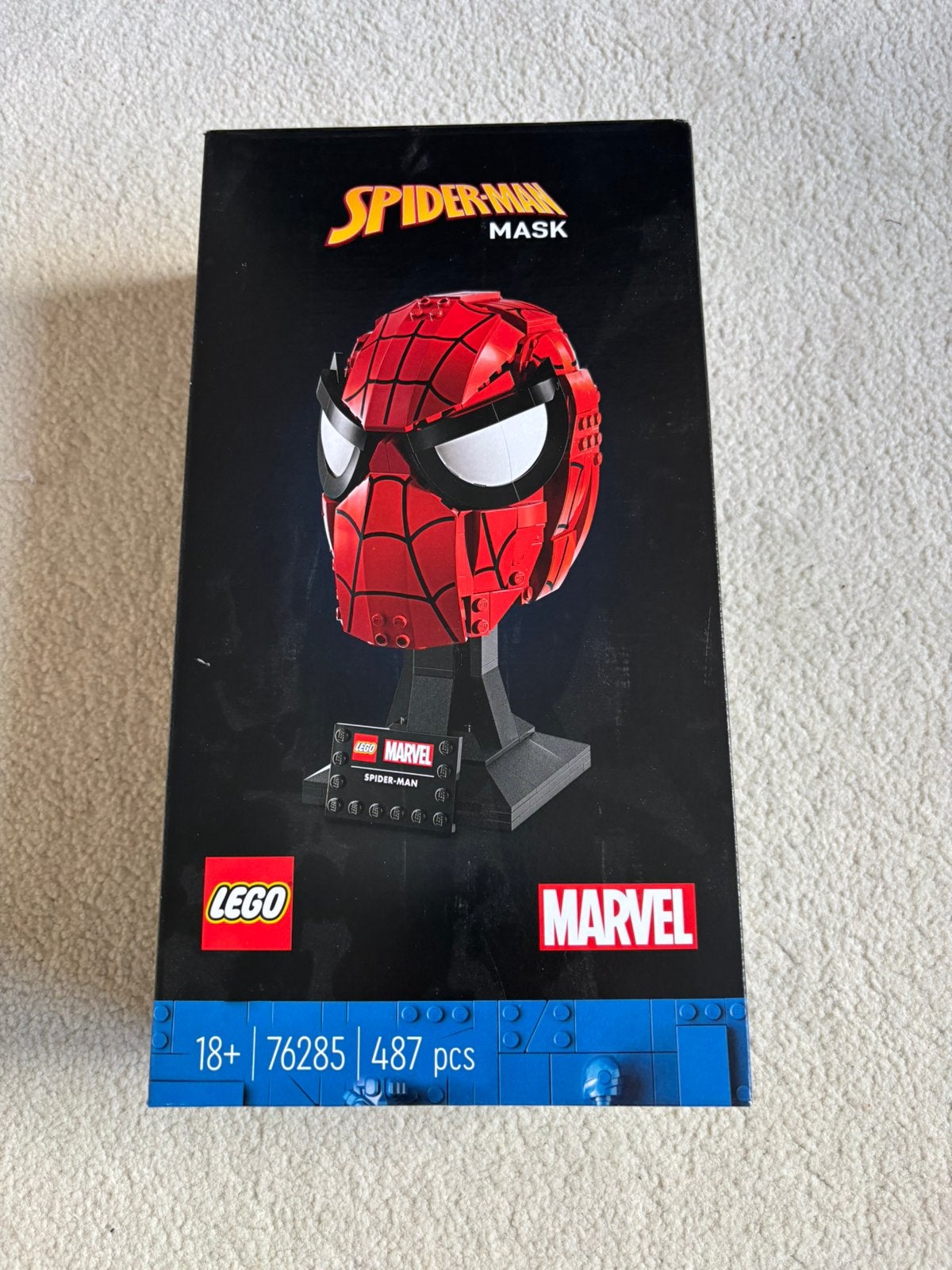 Lego 76285 Spiderman masker Marvel NIEUW in doos, Ophalen of Verzenden, Zo goed als nieuw, Auto