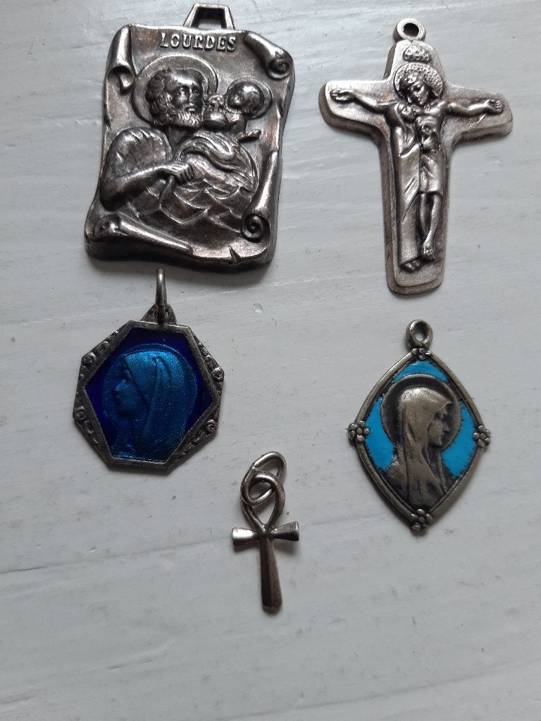 enkele religie medailles/hangers, Antiek en Kunst, Ophalen of Verzenden