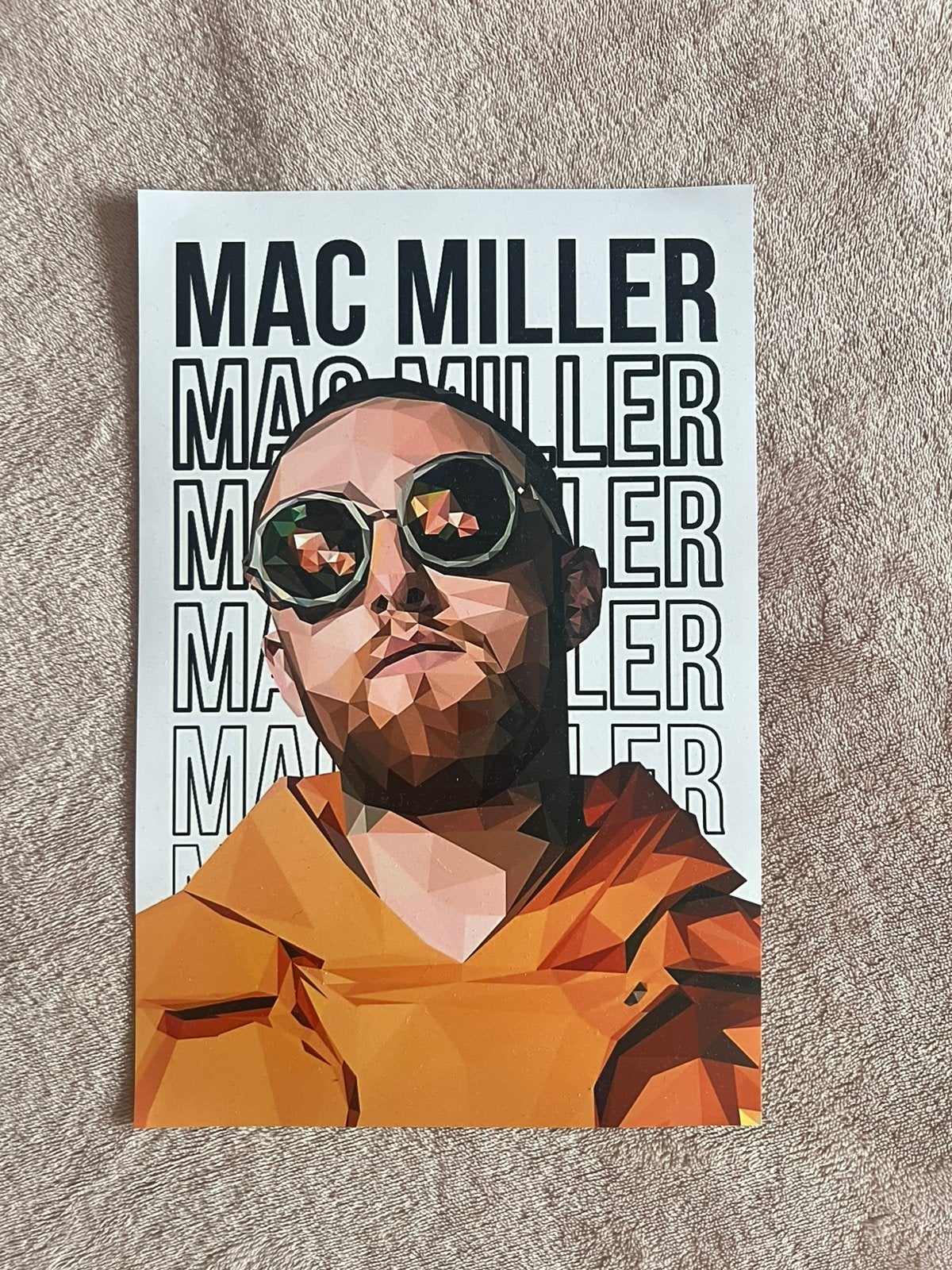 Mac Miller Poster - Muziek - A4 formaat, Ophalen, Rechthoekig Staand, A4 of kleiner, Zo goed als nieuw