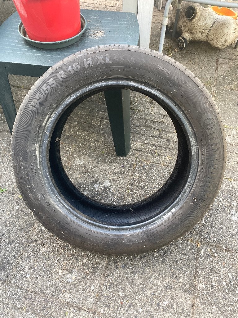 autoband, 2 stuks, Auto-onderdelen, Banden en Velgen, Ophalen, Gebruikt, 16 inch, Band(en)