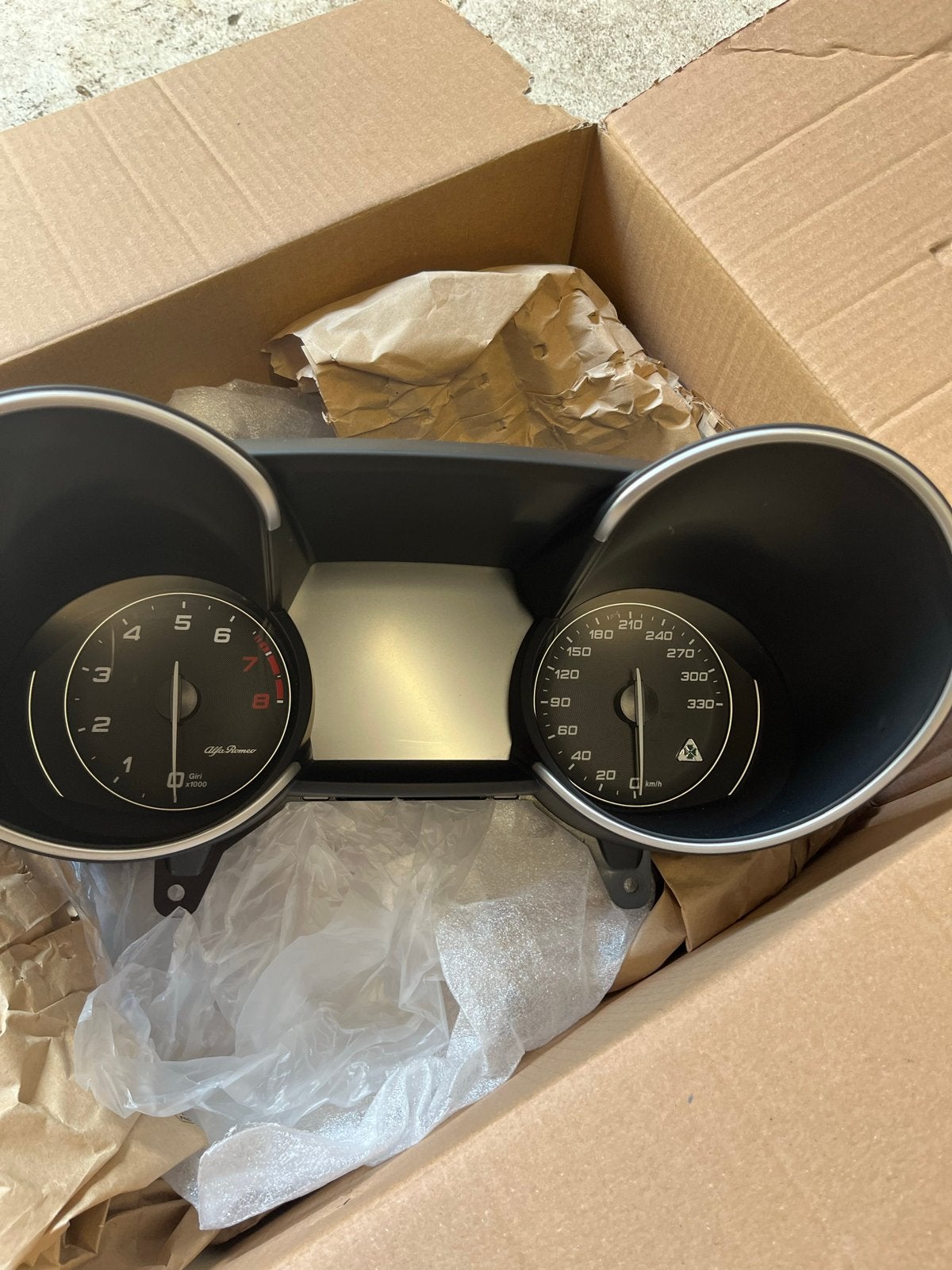 Alfa Giulia Stelvio Q facelift Instrumentenpaneel, tellers, Auto-onderdelen, Ophalen of Verzenden, Gebruikt, Alfa Romeo
