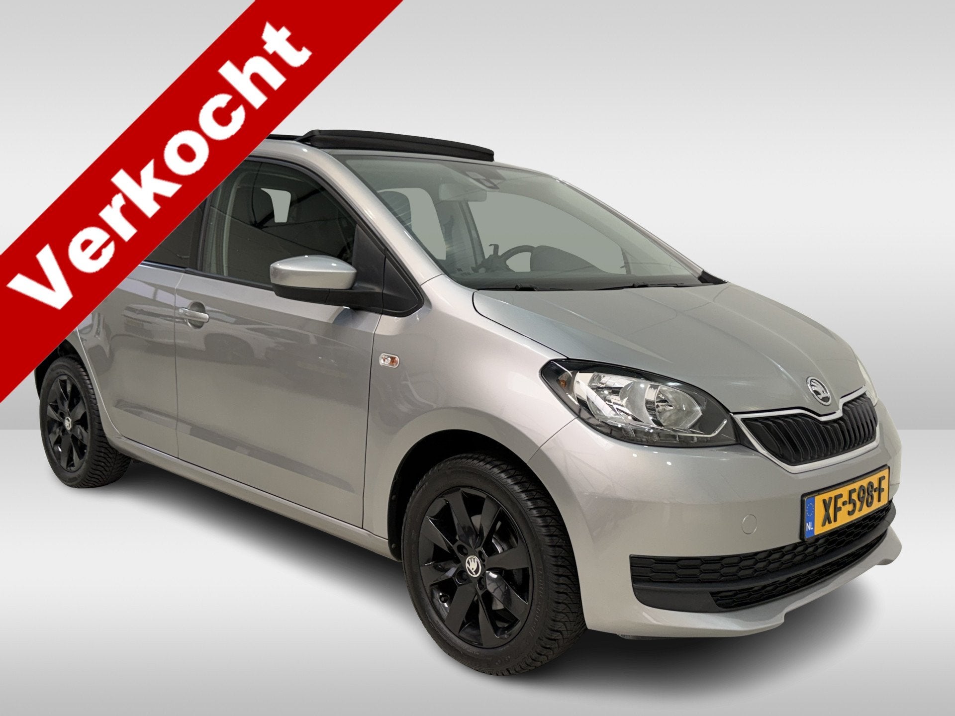 Skoda Citigo 1.0 Greentech Ambition | Pano | Cruise | Apps, Auto's, Voorwielaandrijving, Stof, Gebruikt, Euro 6