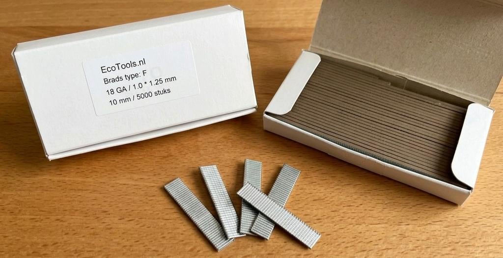 5000 EcoTools Brads Type F - 10mm (18 GA) - NIEUW, Ophalen of Verzenden, Nieuw, Minder dan 50 mm