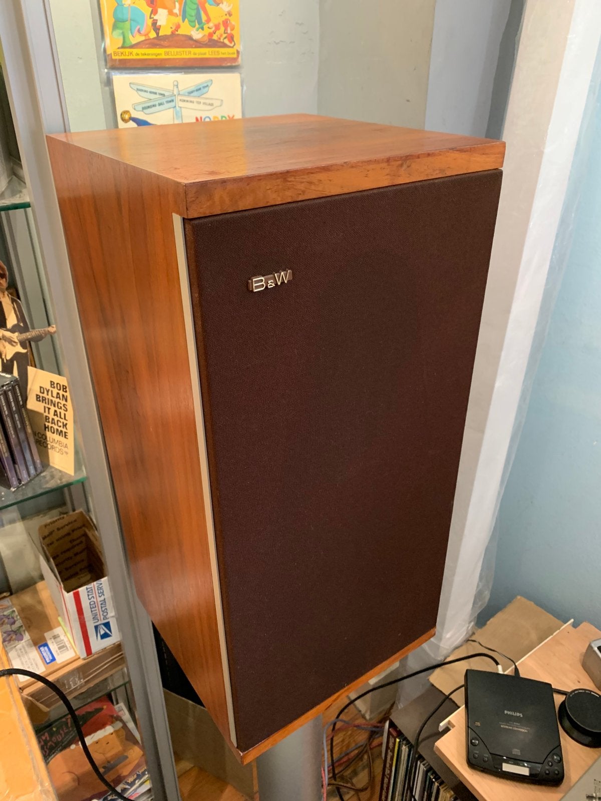 Bowers & Wilkins DM-4 speakers B & W DM4 houtfineer mooi, Refurbished, Ophalen of Verzenden, 60 tot 120 watt, Bowers & Wilkins (B&W)