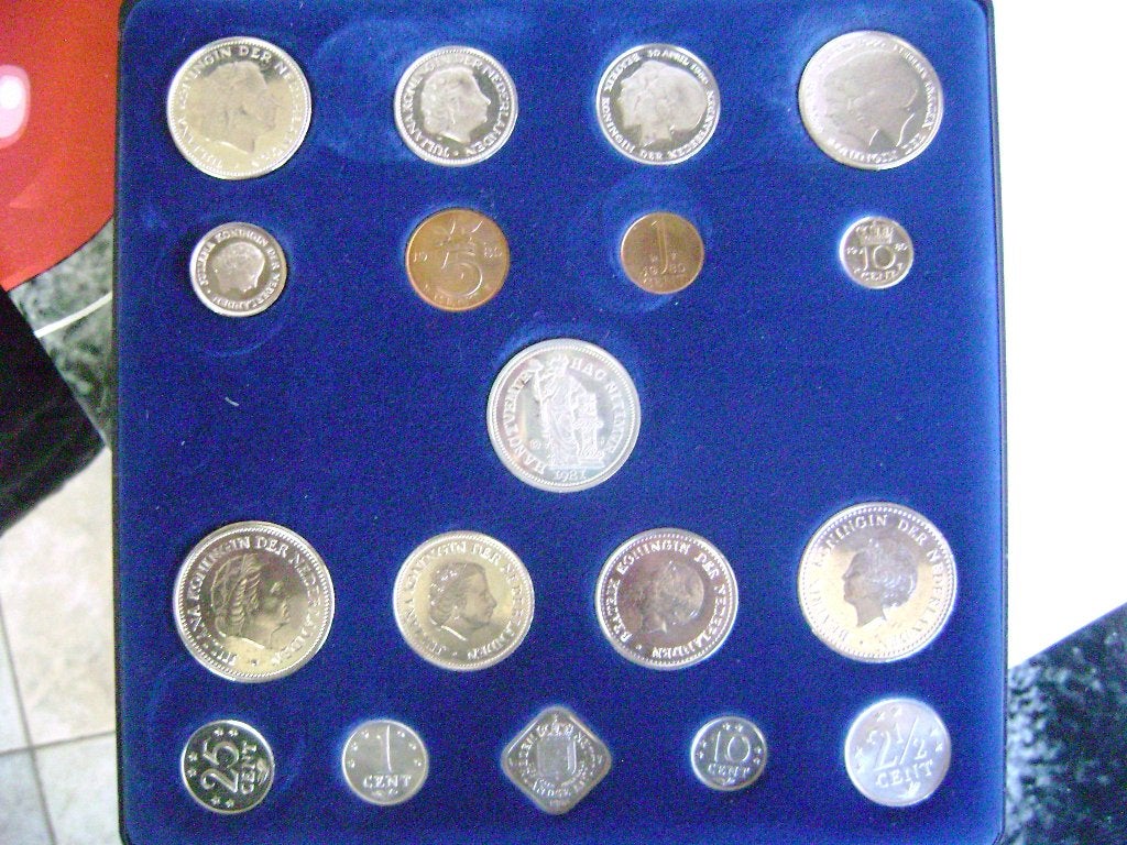 Jaarset 1980 met de muntenvan het Koninkrijk der Nederlanden, Postzegels en Munten, Munten | Nederland, Ophalen of Verzenden, Koningin Beatrix