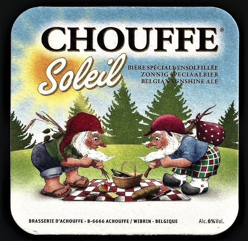 Bierviltje - Chouffe Soleil 2023 - NIEUW, Ophalen of Verzenden, Nieuw, Viltje(s), Overige merken