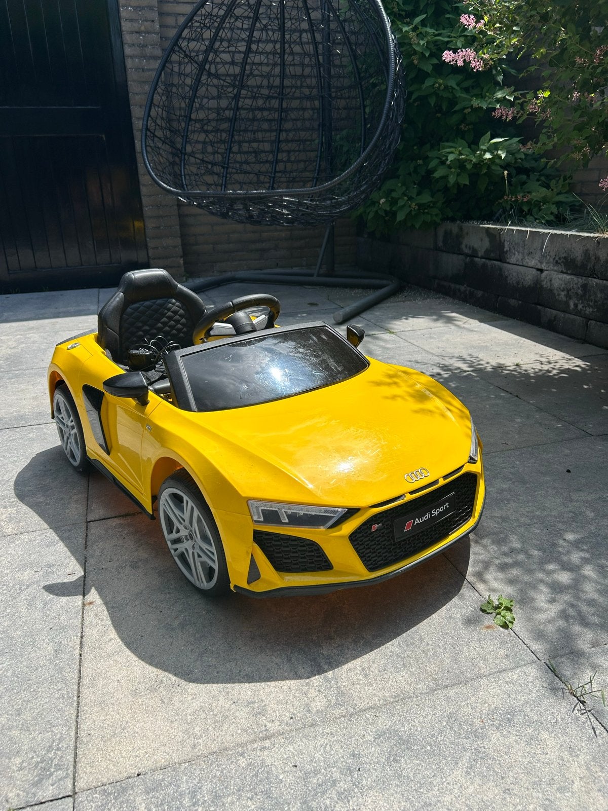 Audi R8 12V elektrische kinderauto, Ophalen, Gebruikt