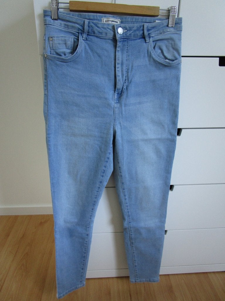 Pimkie - skinny highwaist spijkerbroek - damesmaat 40, Blauw, Ophalen of Verzenden, Zo goed als nieuw, Pimkie