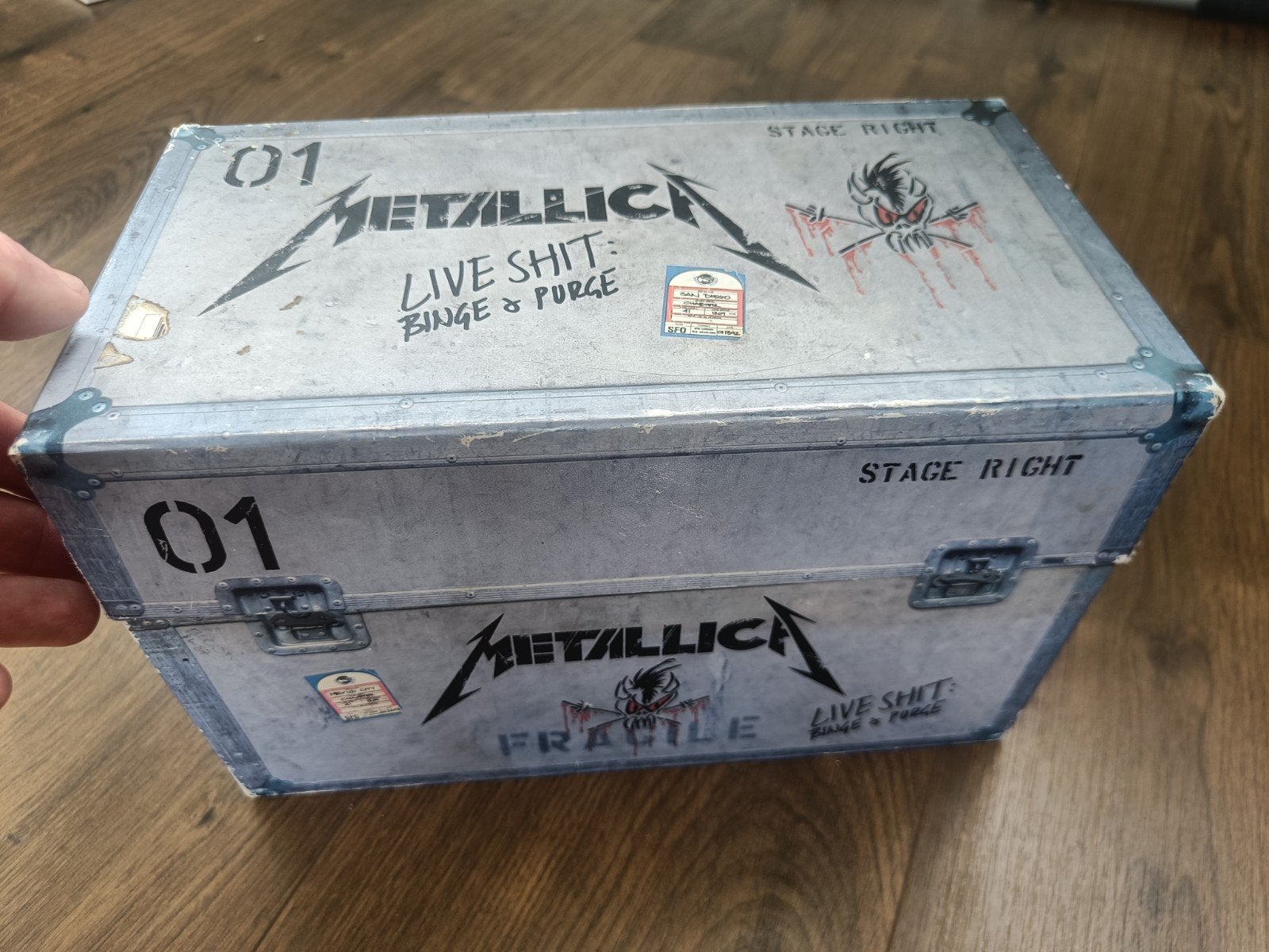 Metallica Live Shit: Binge & Purge VHS Boxset, Vanaf 12 jaar, Ophalen of Verzenden, Gebruikt