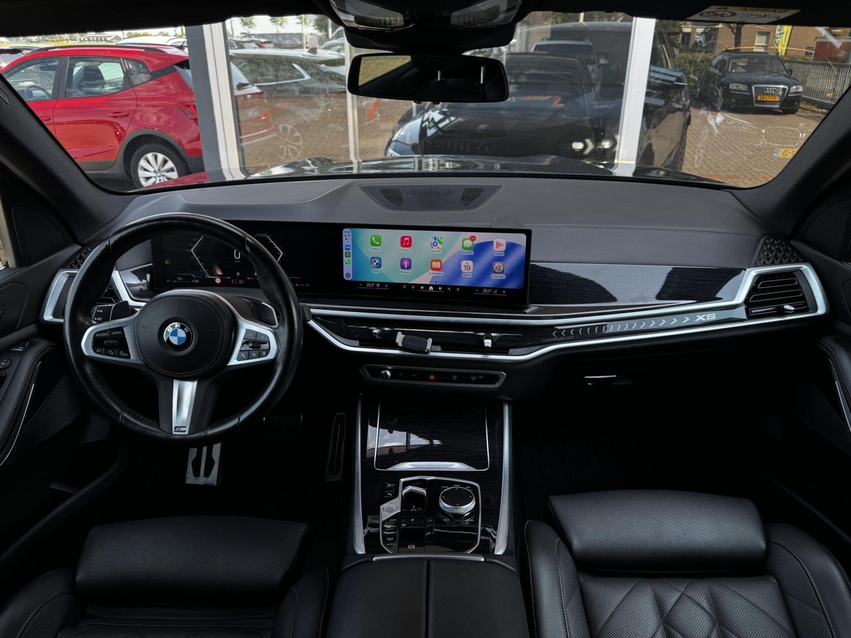 BMW X5 xDrive30d M-Sport|Matrix|21"|286PK|Leder|Memory|6Cili, Auto's, Automaat, Gebruikt, 2993 cc, Zwart