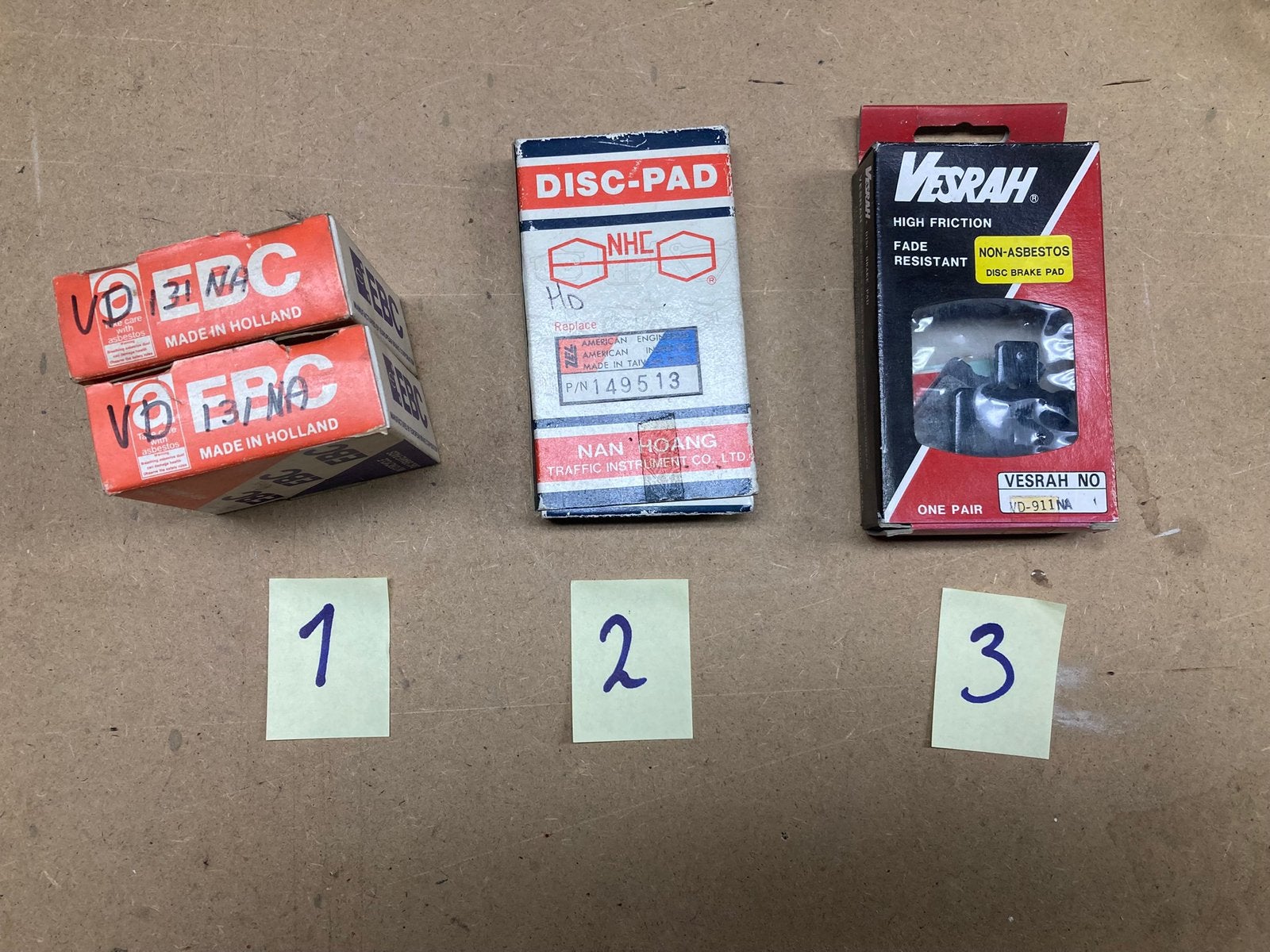 Nieuw (NOS) remblokken div. Merken en types motoren, Ophalen of Verzenden, Nieuw