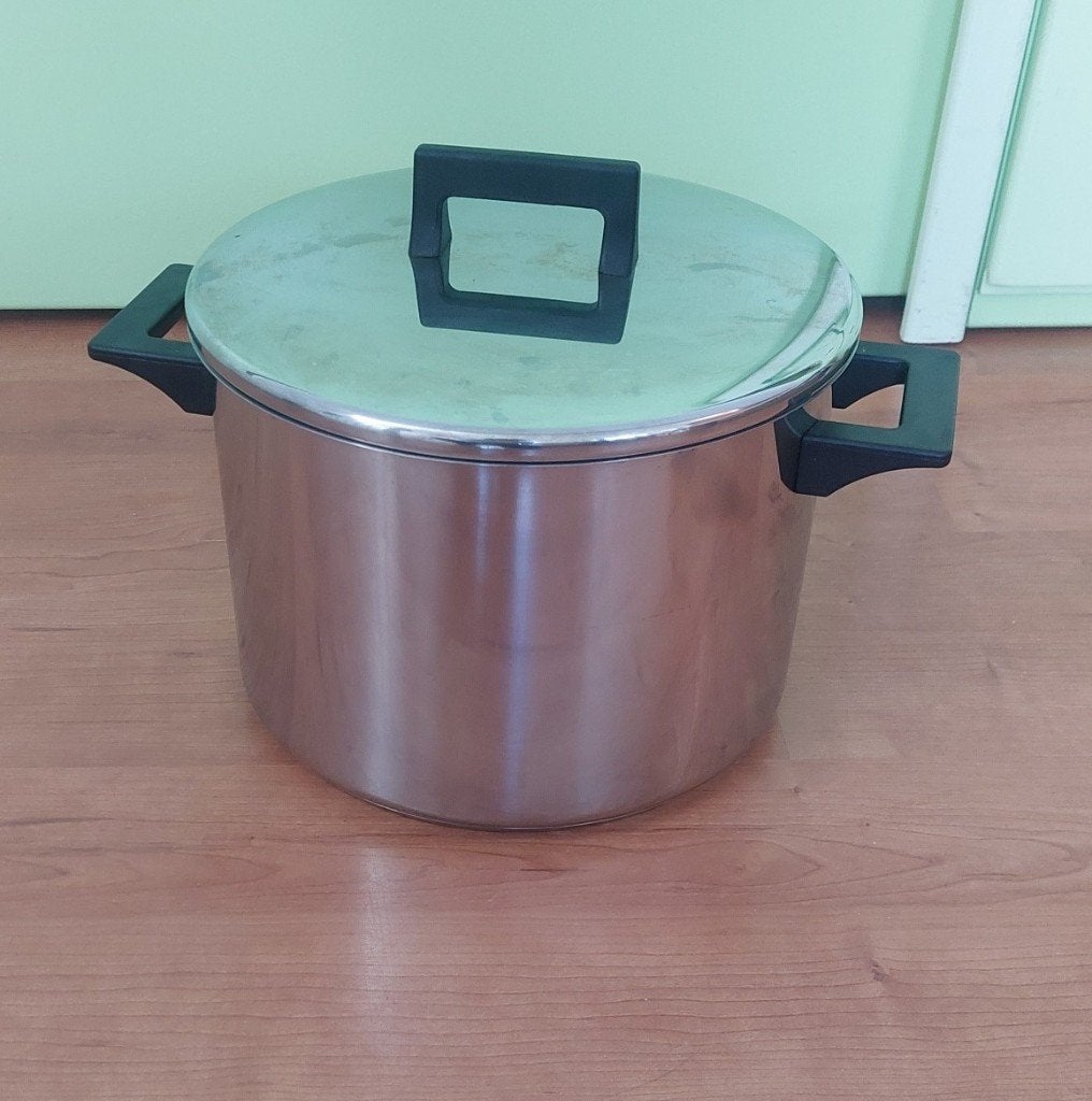 Ikea hoge kookpan, inhoud 10 liter, Huis en Inrichting, Keuken | Potten en Pannen, Ophalen of Verzenden, Gebruikt, Rvs