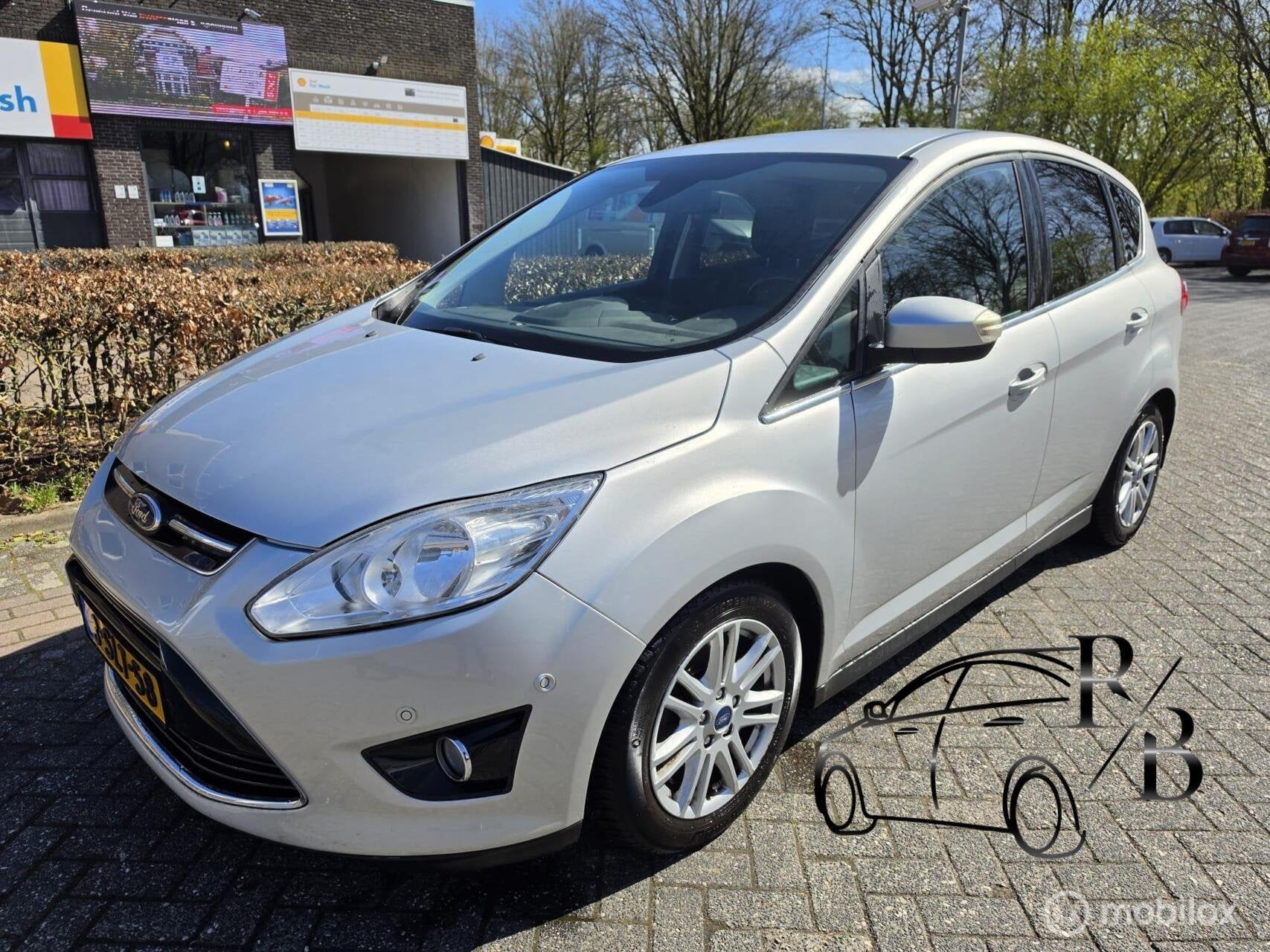 Ford C-Max 1.0 Lease Titanium LEES TEKST EXPORT MOOIE AUTO, Auto's, Voorwielaandrijving, Euro 5, Gebruikt, Zwart