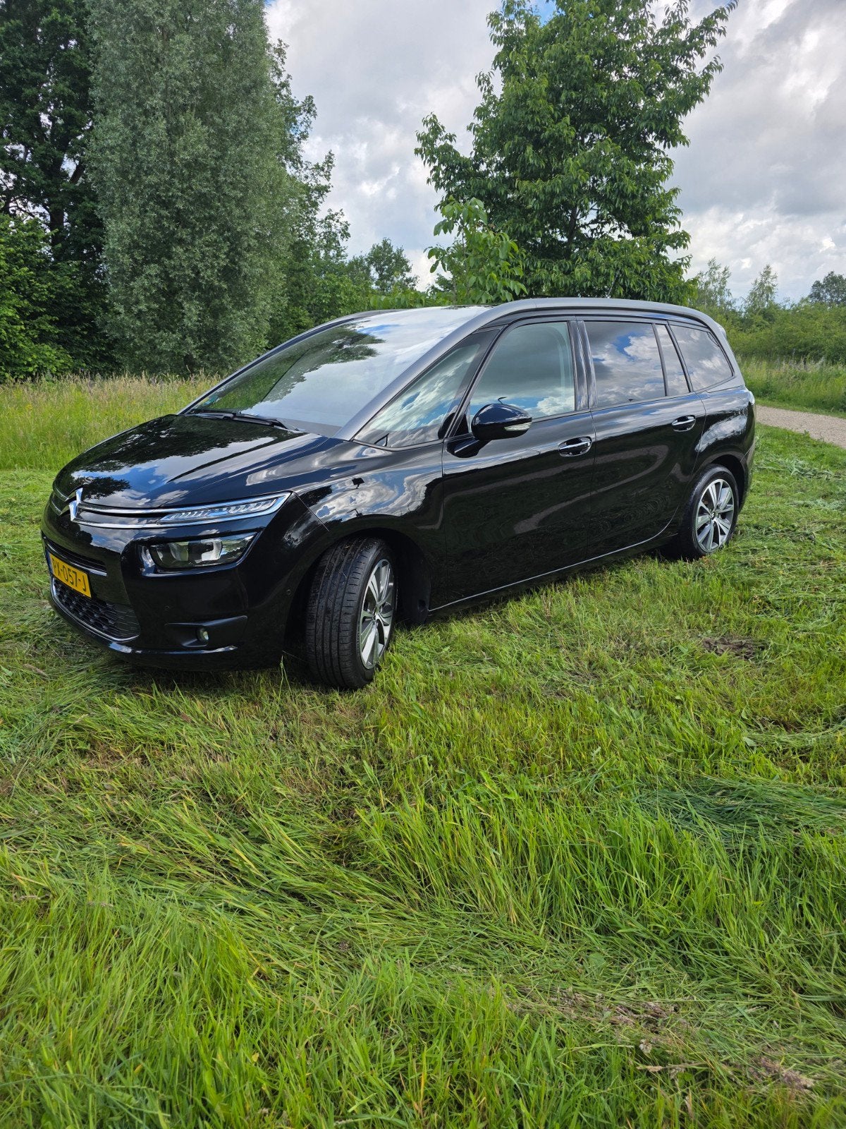 Citroën C4 grand picasso Bluehdi 120pk S&S 2017 spacetourer, Auto's, Dealer onderhouden, 4 cilinders, 7 stoelen, Origineel Nederlands