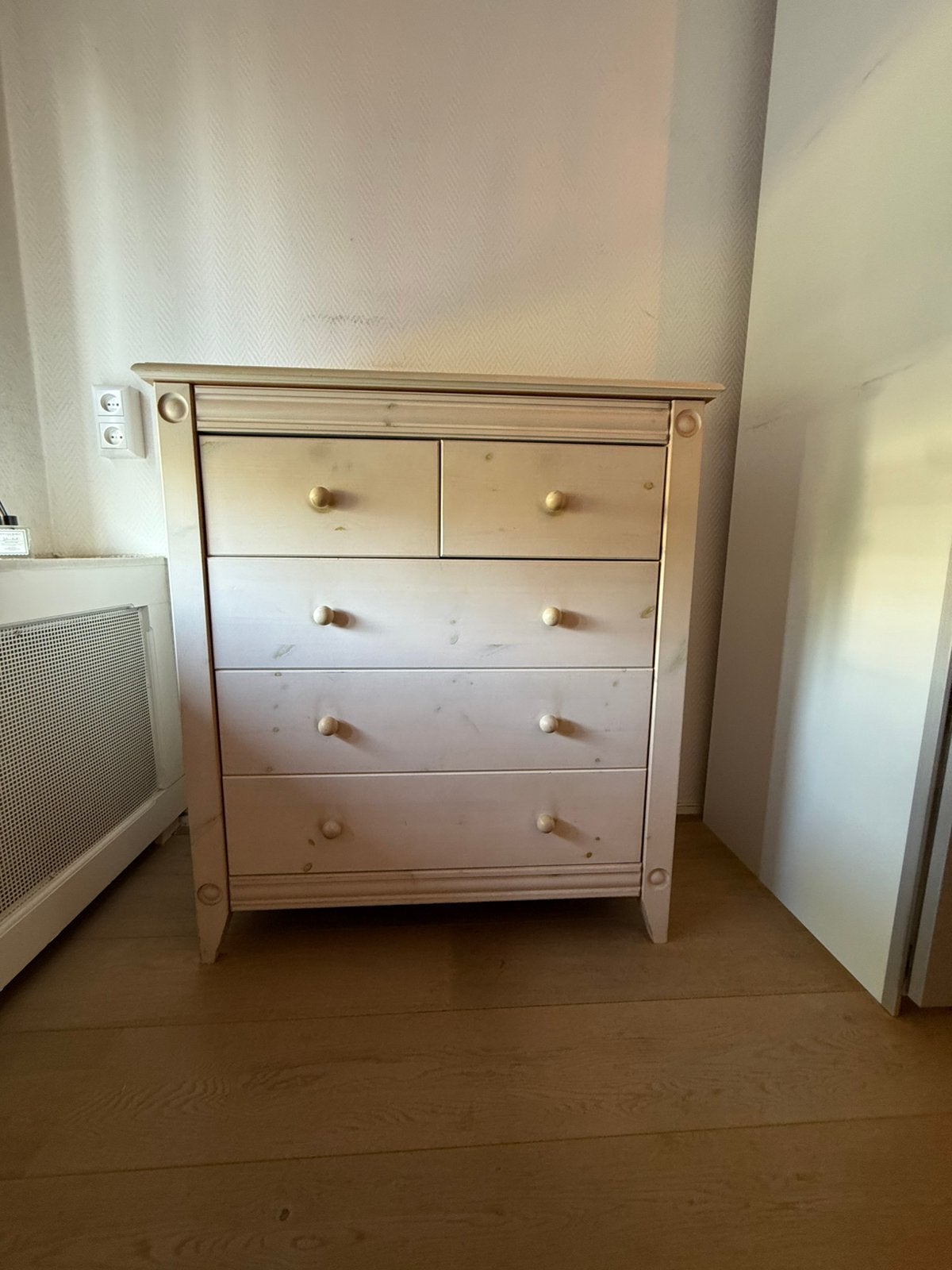 Ikea ladekast 89x46x99 zacht roze, Ophalen, Gebruikt, 75 tot 100 cm, Minder dan 50 cm