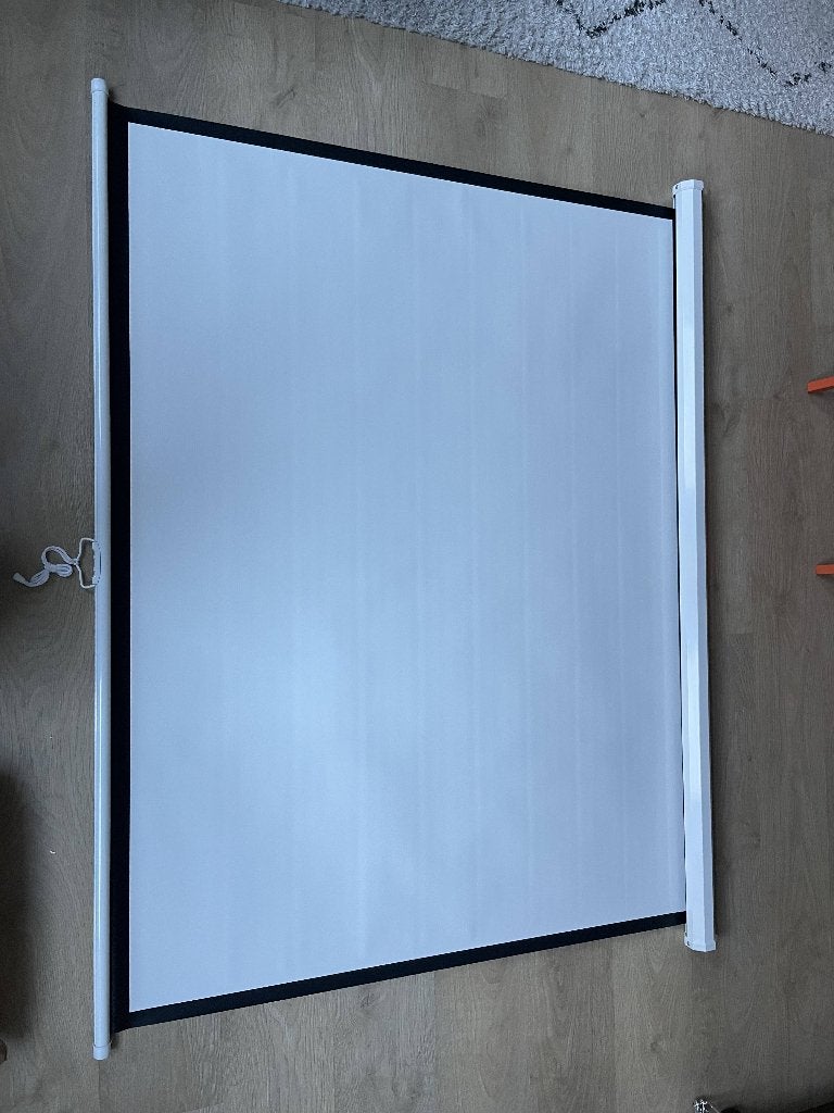 handmatig projectiescherm 108 x 144 cm, Ophalen, Handmatig, Nieuw