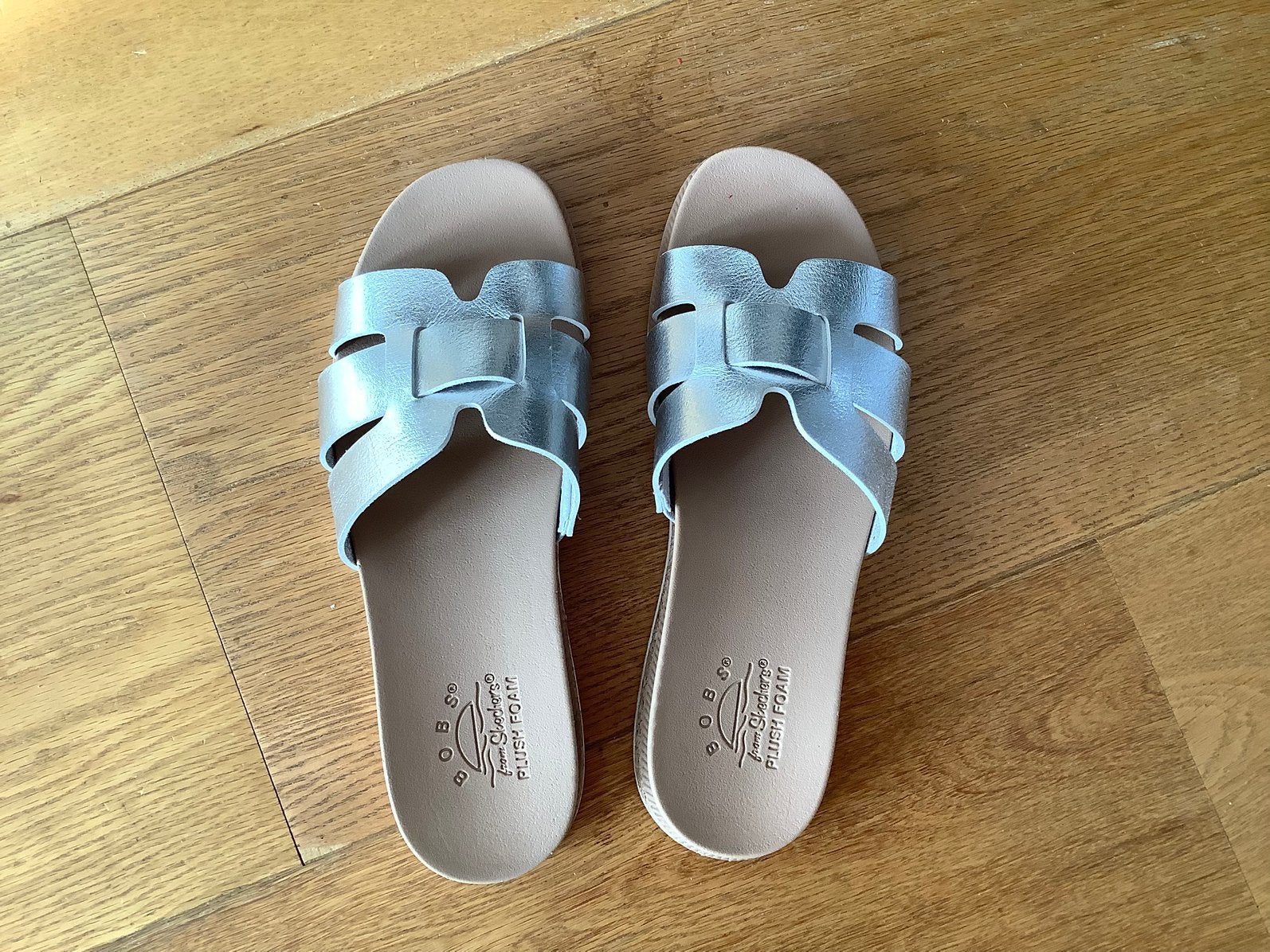 Skechers maat 38 zilver, Ophalen, Zo goed als nieuw, Meisje, Schoentjes