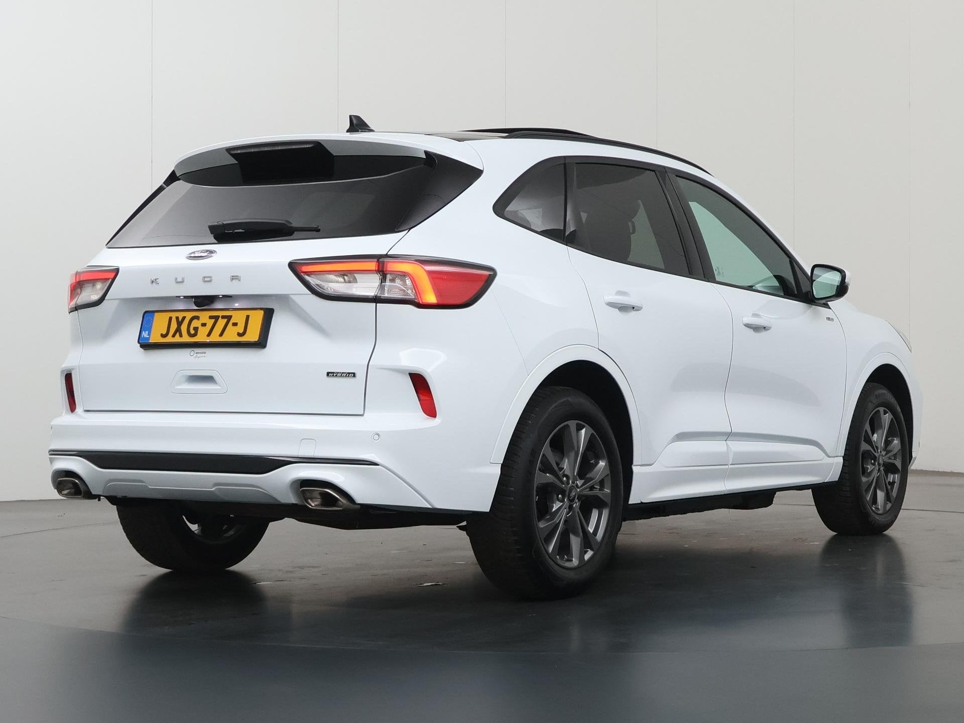 Ford Kuga 2.5 PHEV ST-Line | Panoramadak | Winterpakket | El, Auto's, Gebruikt, Euro 6, 4 cilinders, Wit