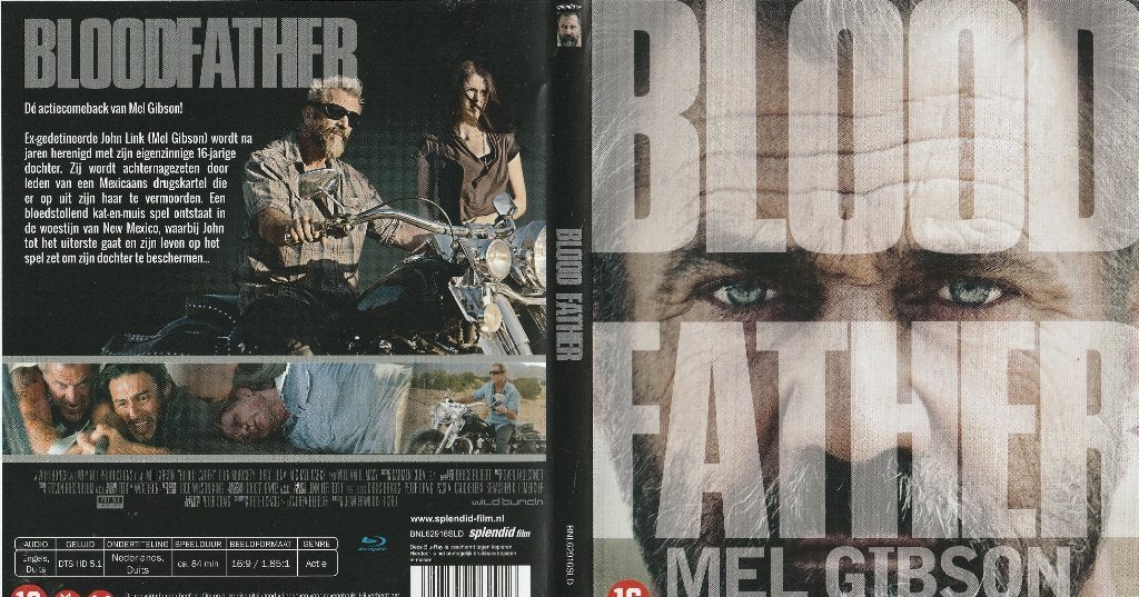 Blood father blu ray ( ned. Ondert. ), Cd's en Dvd's, Horror, Engels, Vanaf 16 jaar, Nederlands