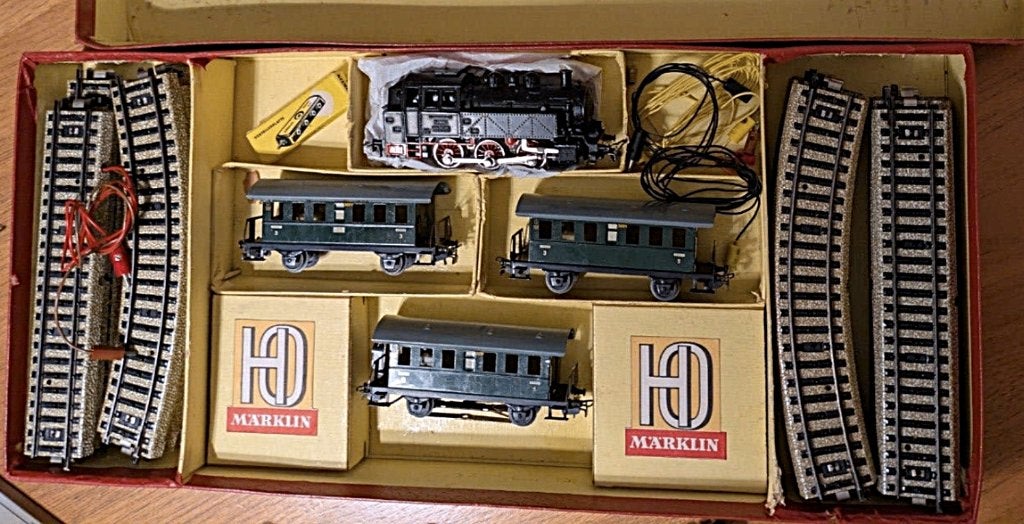 Zeer zeldzame set Marklin X set volledig authentiek ovp!, Wisselstroom, Rails, Ophalen of Verzenden, Zo goed als nieuw