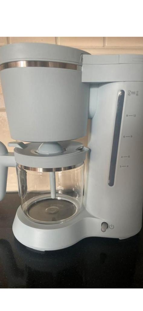 Koffiezetapparaat Philips licht blauw, Ophalen of Verzenden, Zo goed als nieuw, Koffiemachine
