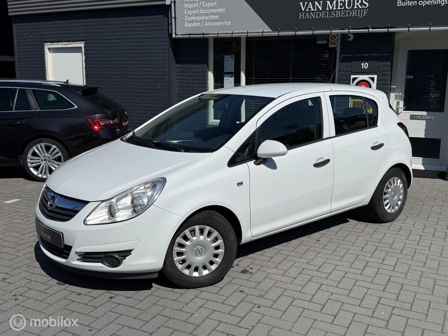 Opel Corsa 1.0-12V Essentia, 5 deurs, nieuwe db ketting, apk, Auto's, Voorwielaandrijving, Stof, Zwart, 1045 kg