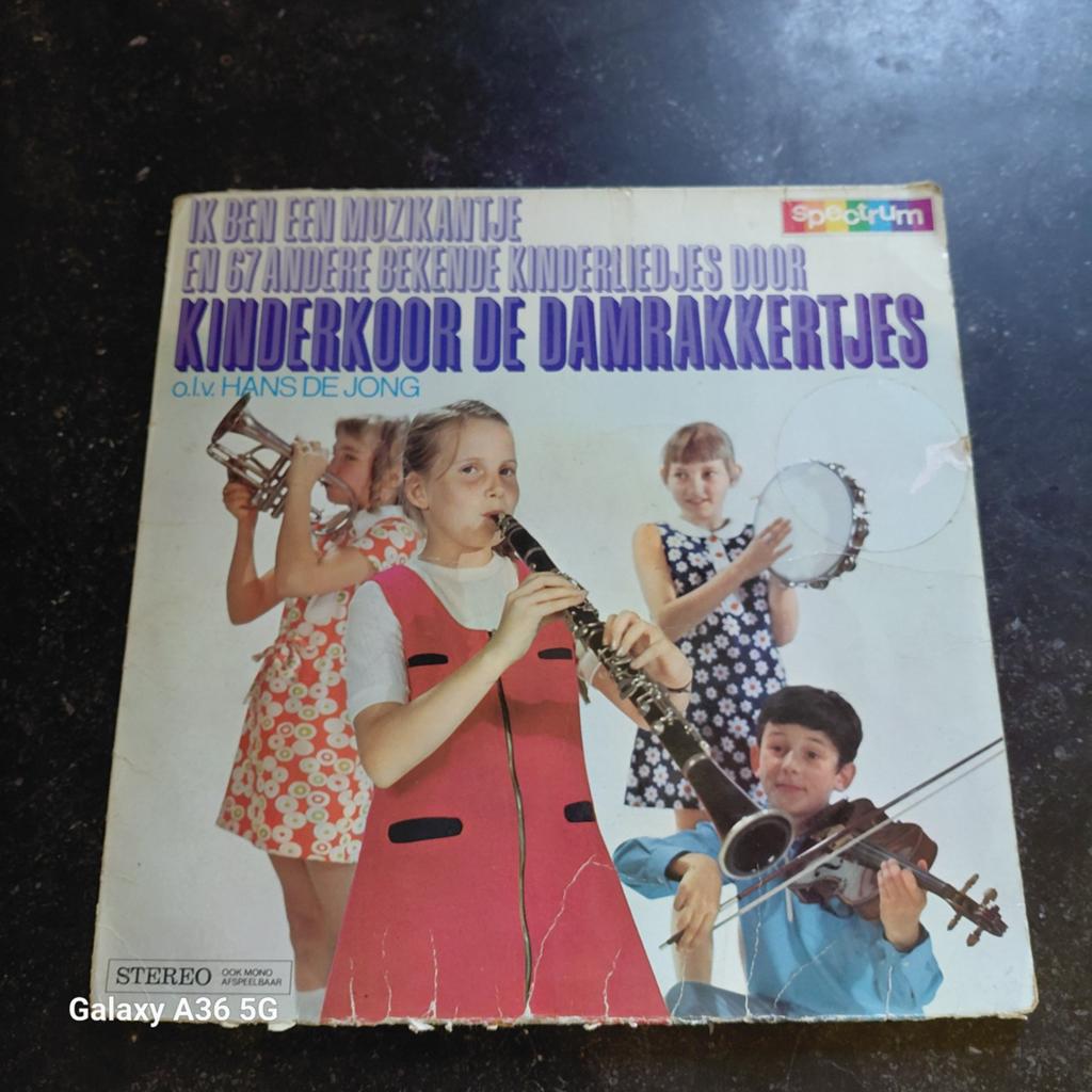 Ik Ben Een Muzikantje - Kinderkoor De Damrakkertjes LP, Alle leeftijden, Ophalen of Verzenden, Gebruikt, Overige typen