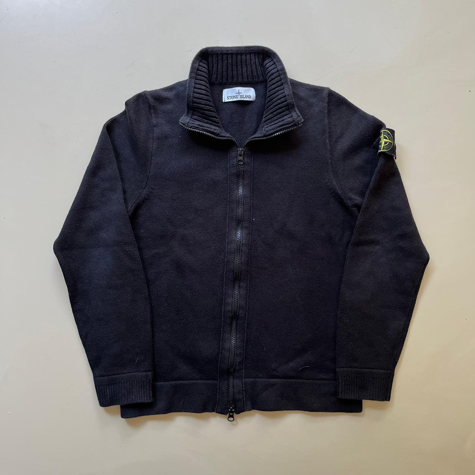 Stone island full zip/vest, Ophalen of Verzenden, Zo goed als nieuw, Maat 48/50 (M), Zwart